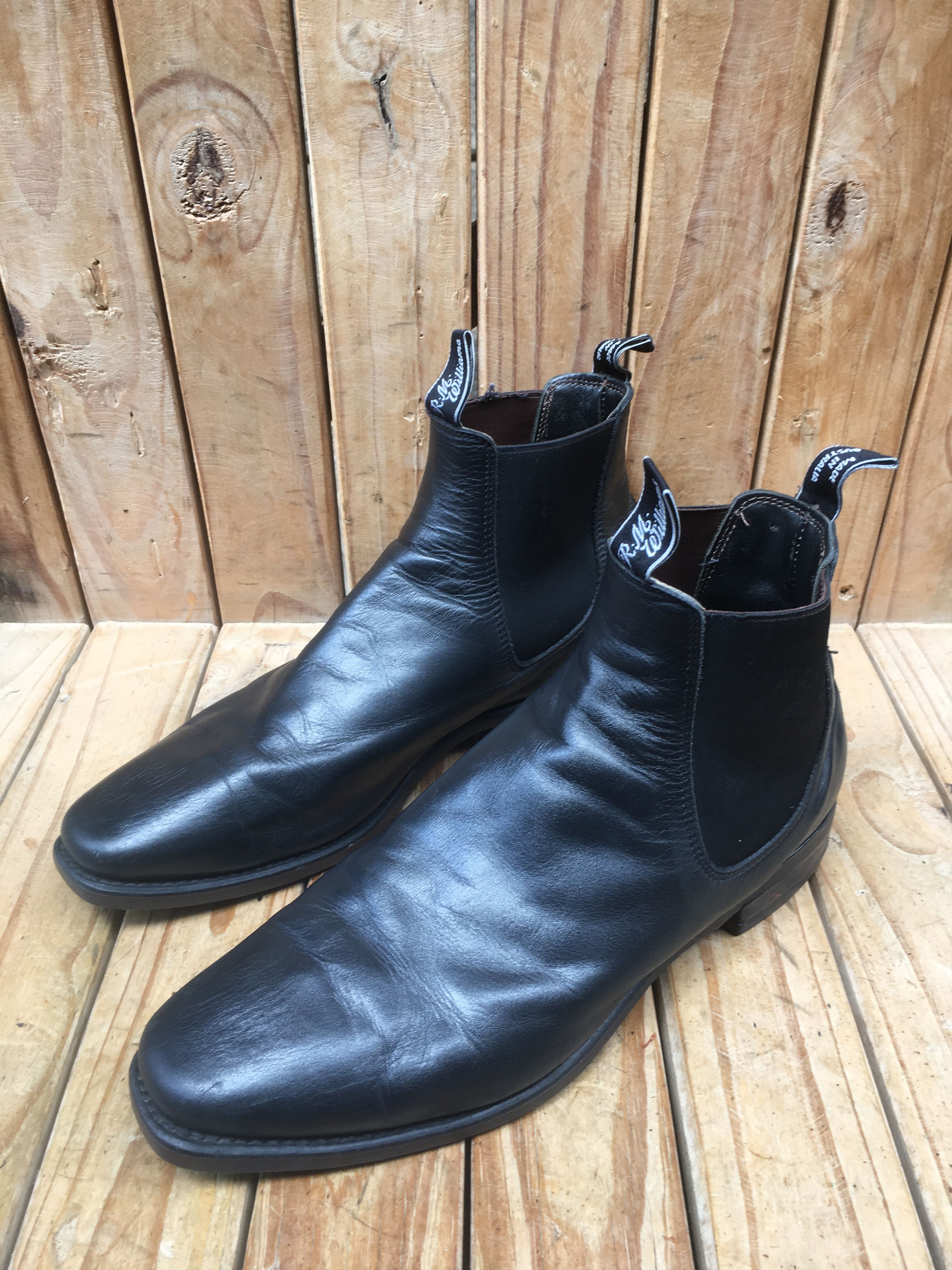 R.M. Williams Rm Williams Black leather chelsea Men Boots Size UK 11 F Size US 12 / EU 45 - 18 Thumbnail