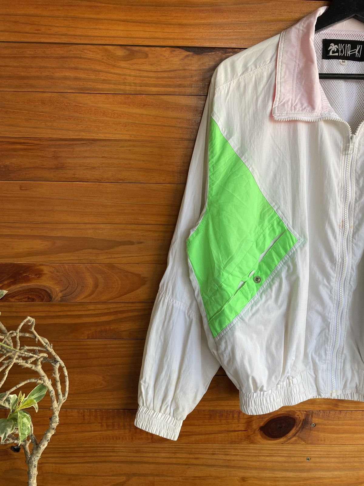 Japanese Brand Vintage YSIP-KI JMTA Instructor Windbreaker Neon Jacket Size US M / EU 48-50 / 2 - 7 Thumbnail