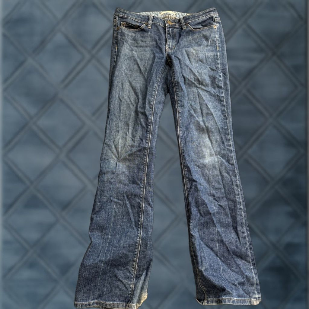 Gap VINTAGE Gap 1969 Jeans Womens 4 Bootcut Stretch Dark Blue Denim USA Retro Size 27" / US 4 / IT 40 - 1 Thumbnail