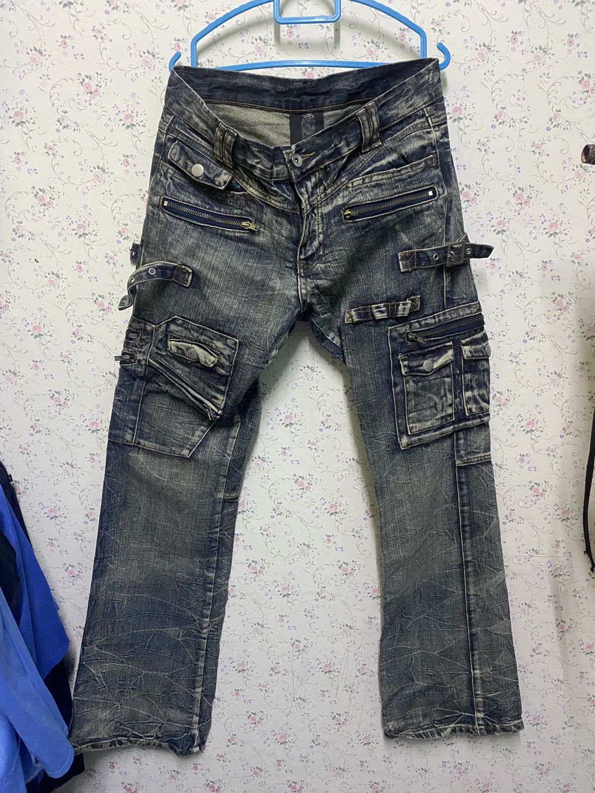 Le Grande Bleu (L.G.B.) × Vintage × semanticdesign Semantics design many pockets very rare Size US 32 / EU 48 - 3 Thumbnail