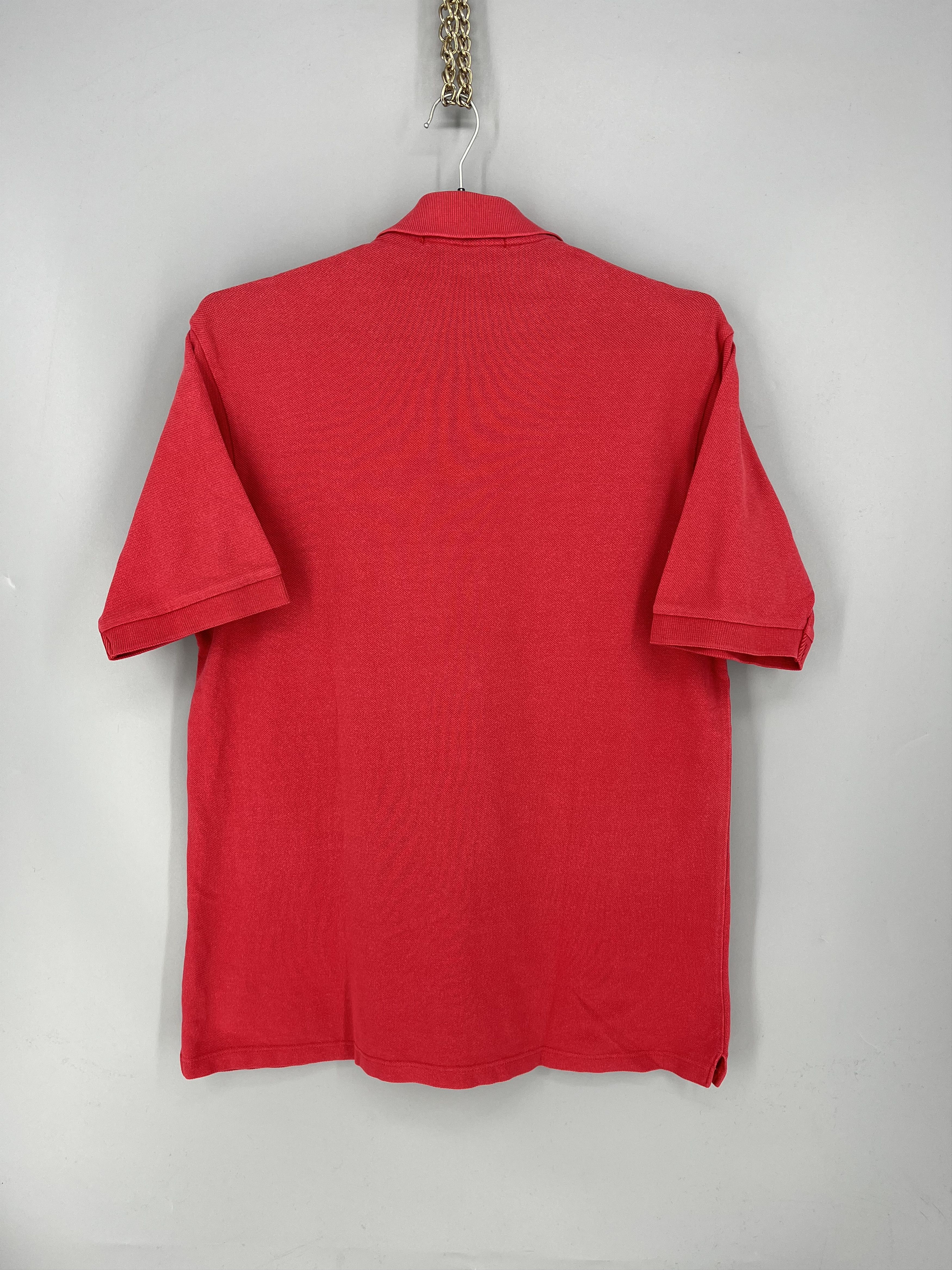 Burberry Vintage Burberry Red Polo T-Shirt Size US M / EU 48-50 / 2 - 12 Thumbnail