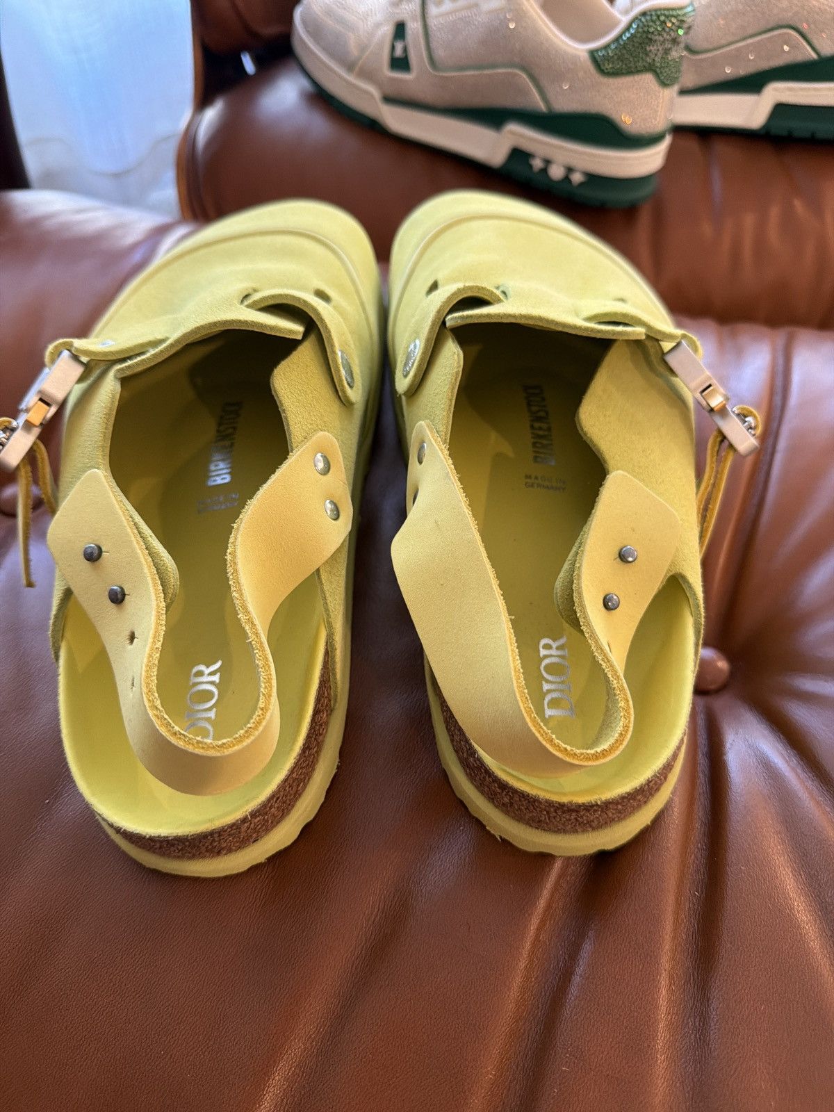 Dior Dior X Birkenstocks - Yellow/Green Color Size US 10.5 / EU 43-44 - 7 Thumbnail