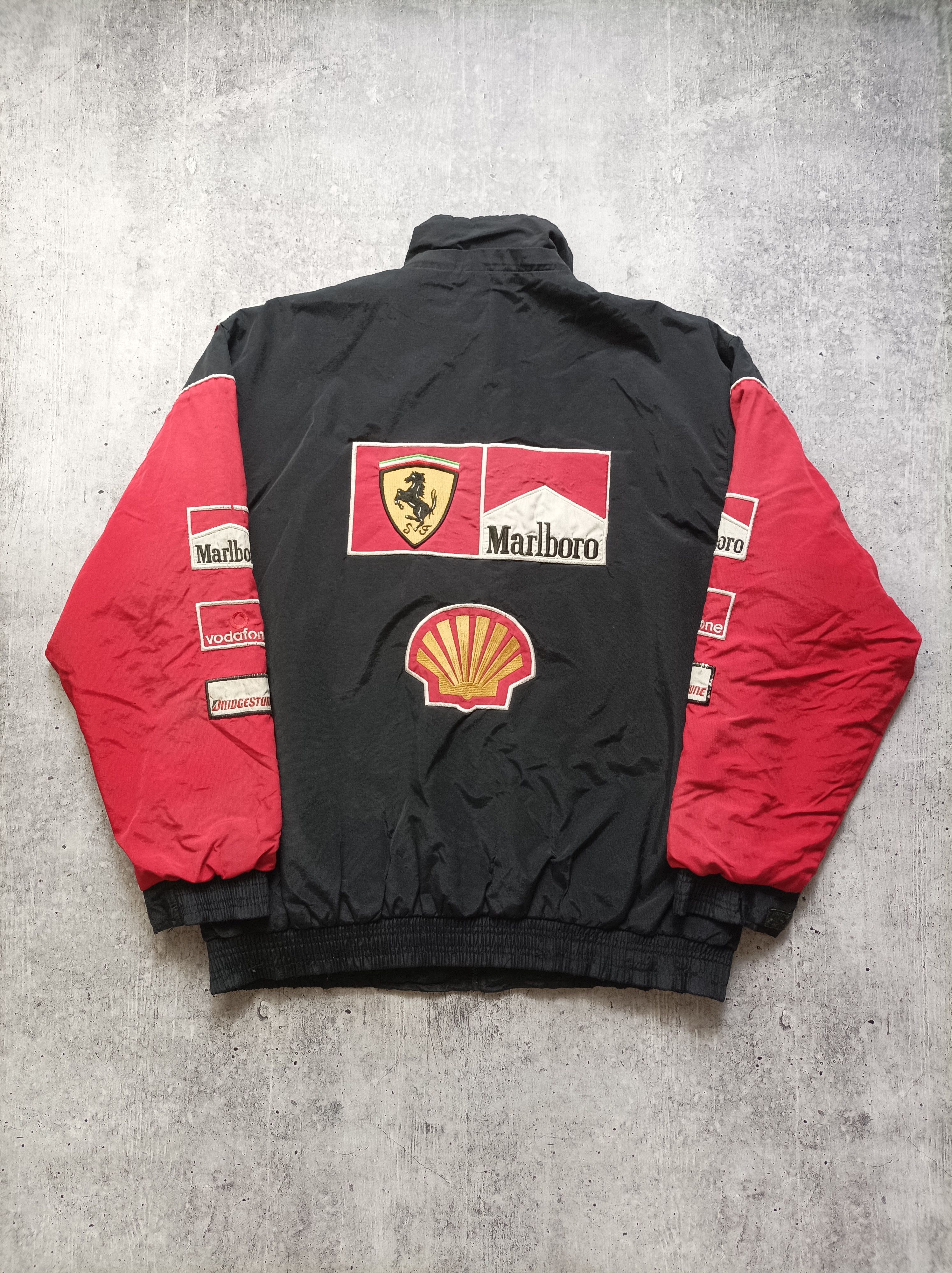Marlboro Ferrari Marlboro Racing Jacket F1 Bomber Formula 1 Vintage ...