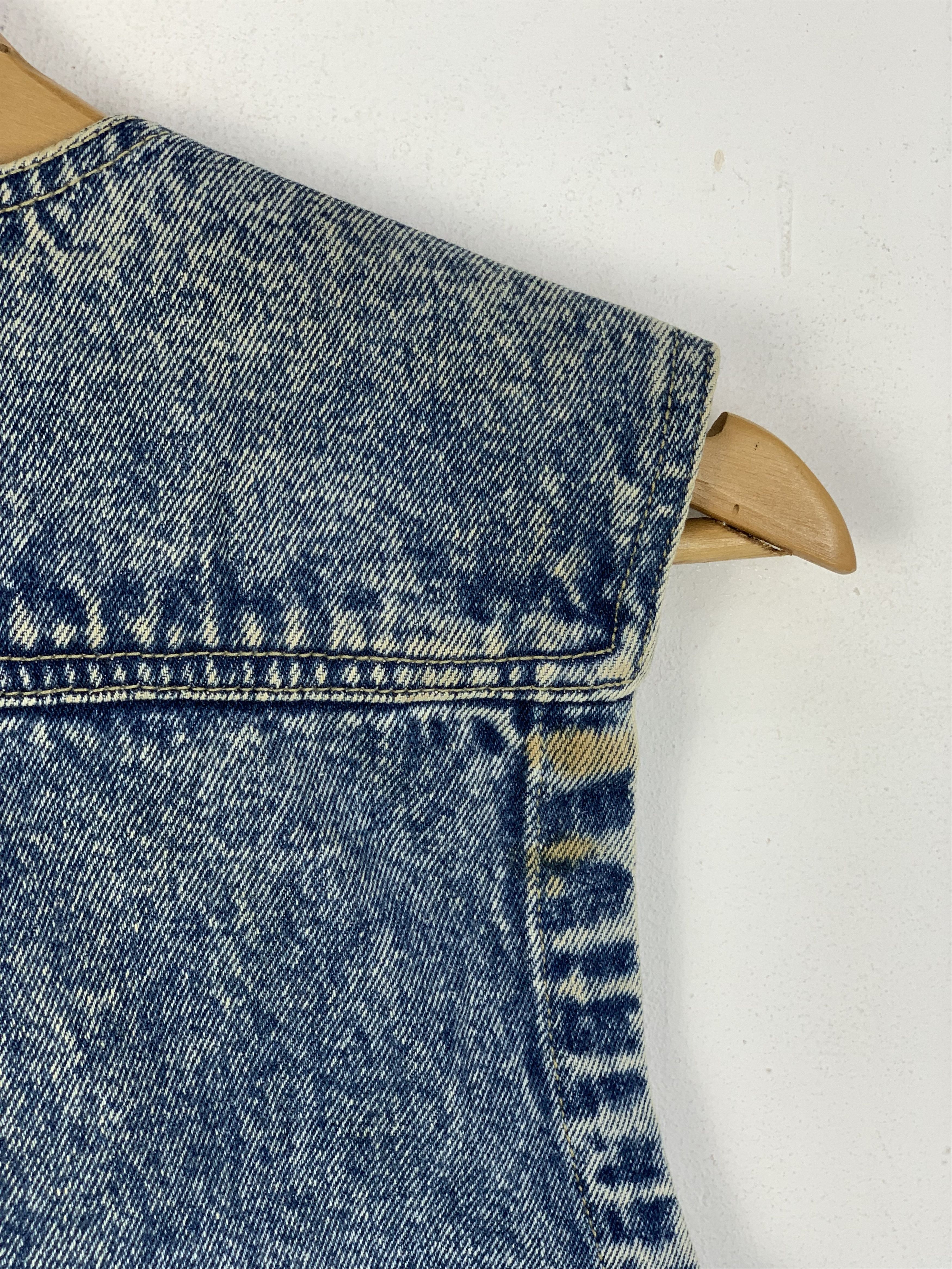 Vintage Vintage Blue Chaser Mulripocket Denim Vest J1486 Size US M / EU 48-50 / 2 - 12 Thumbnail