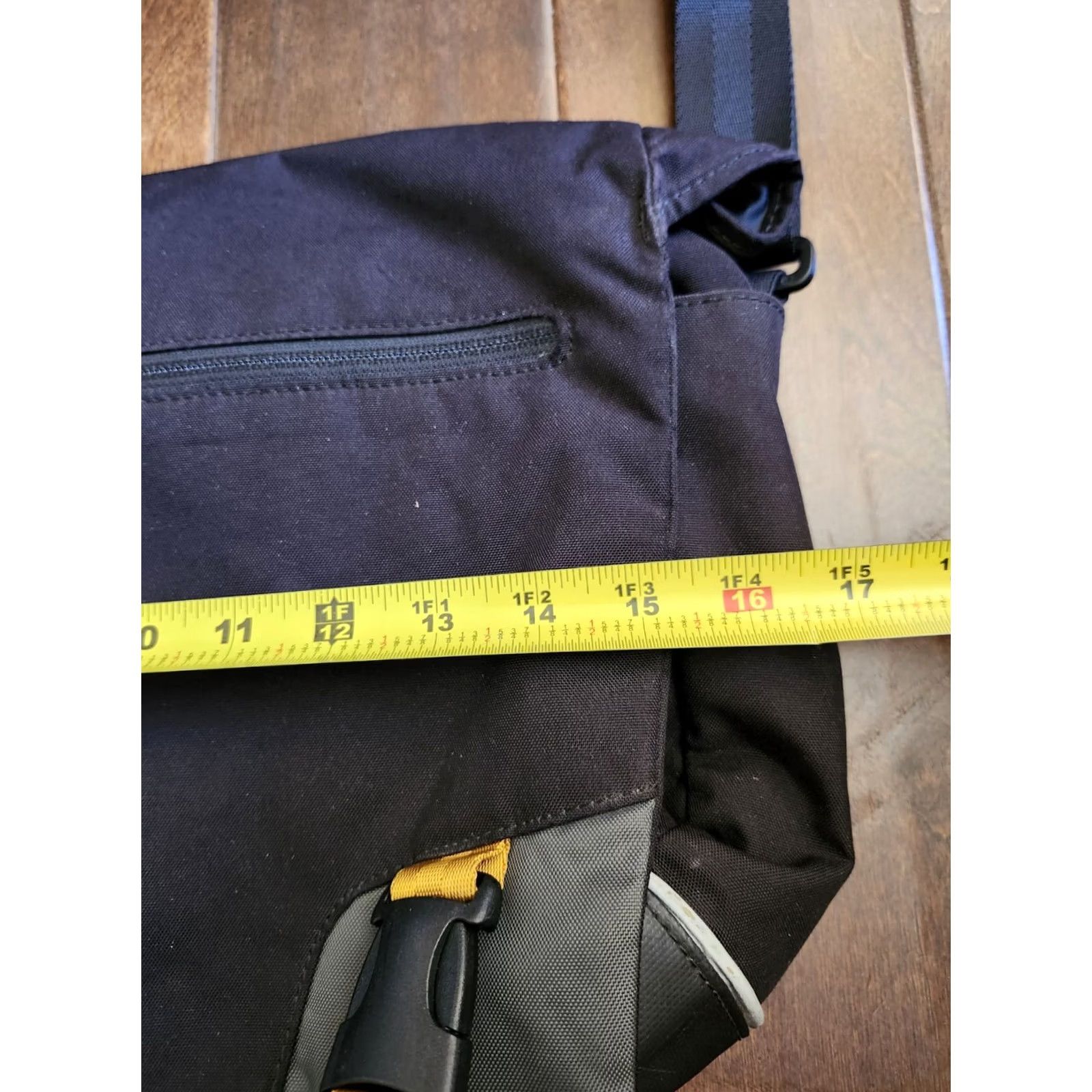 Tumi Tumi T-Tech Spell Out Crossbody Messenger Bag Briefcase Travel Bag Medium Black Mens Size ONE SIZE - 6 Thumbnail