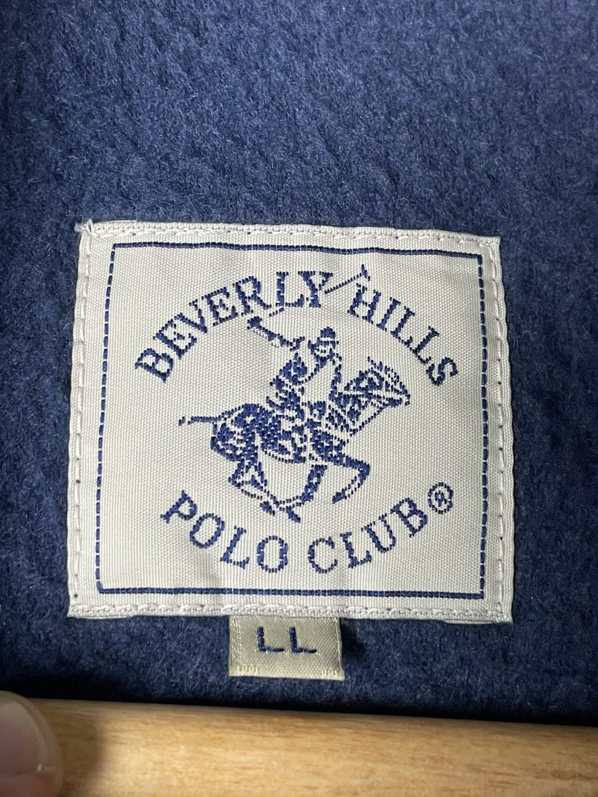 Beverly Hills Polo Club × Vintage Beverly Hills Polo Club Fleece Zipper Sweater (57) Size US L / EU 52-54 / 3 - 9 Thumbnail
