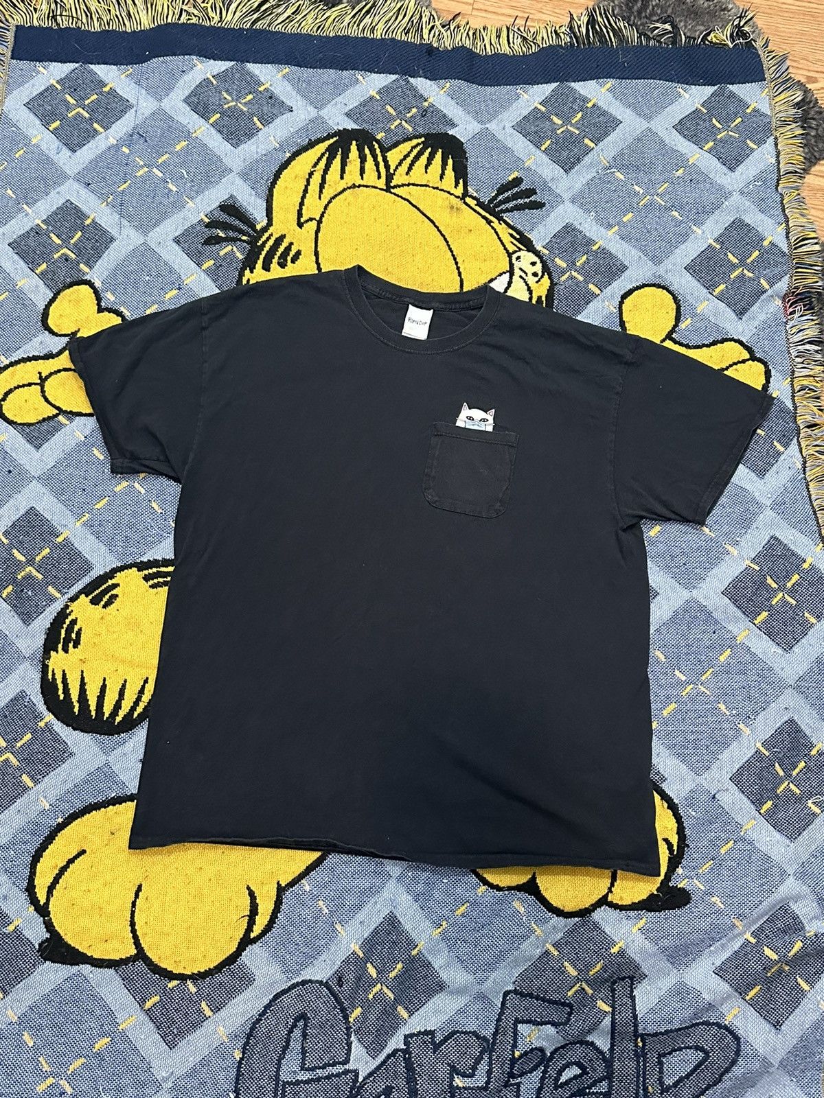 RIPNDIP Vintage Rip N Dip Black Cat T-shirt Size US XL / EU 56 / 4 - 1 Thumbnail