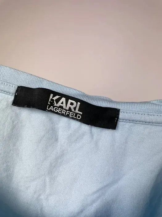 Karl Lagerfeld Karl lagerfeld T-shirt size L colour seren multi logo Size US L / EU 52-54 / 3 - 4 Thumbnail