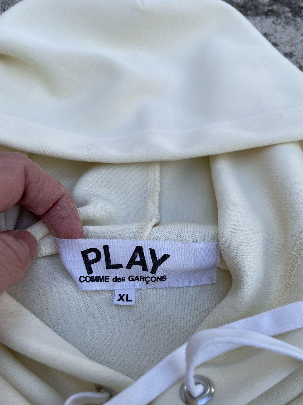 Comme des Garcons PLAY × Japanese Brand Play comme des garçons basic hoodie women’s XL made in Japan Size XL / US 12-14 / IT 48-50 - 5 Thumbnail