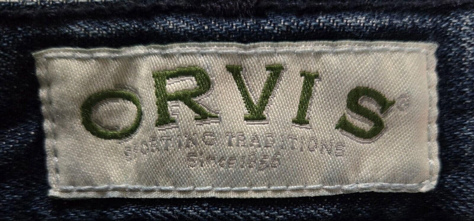 Orvis Orvis Sporting Traditions Pleated Cotton Denim Pant Size 38 Size US 38 / EU 54 - 5 Thumbnail