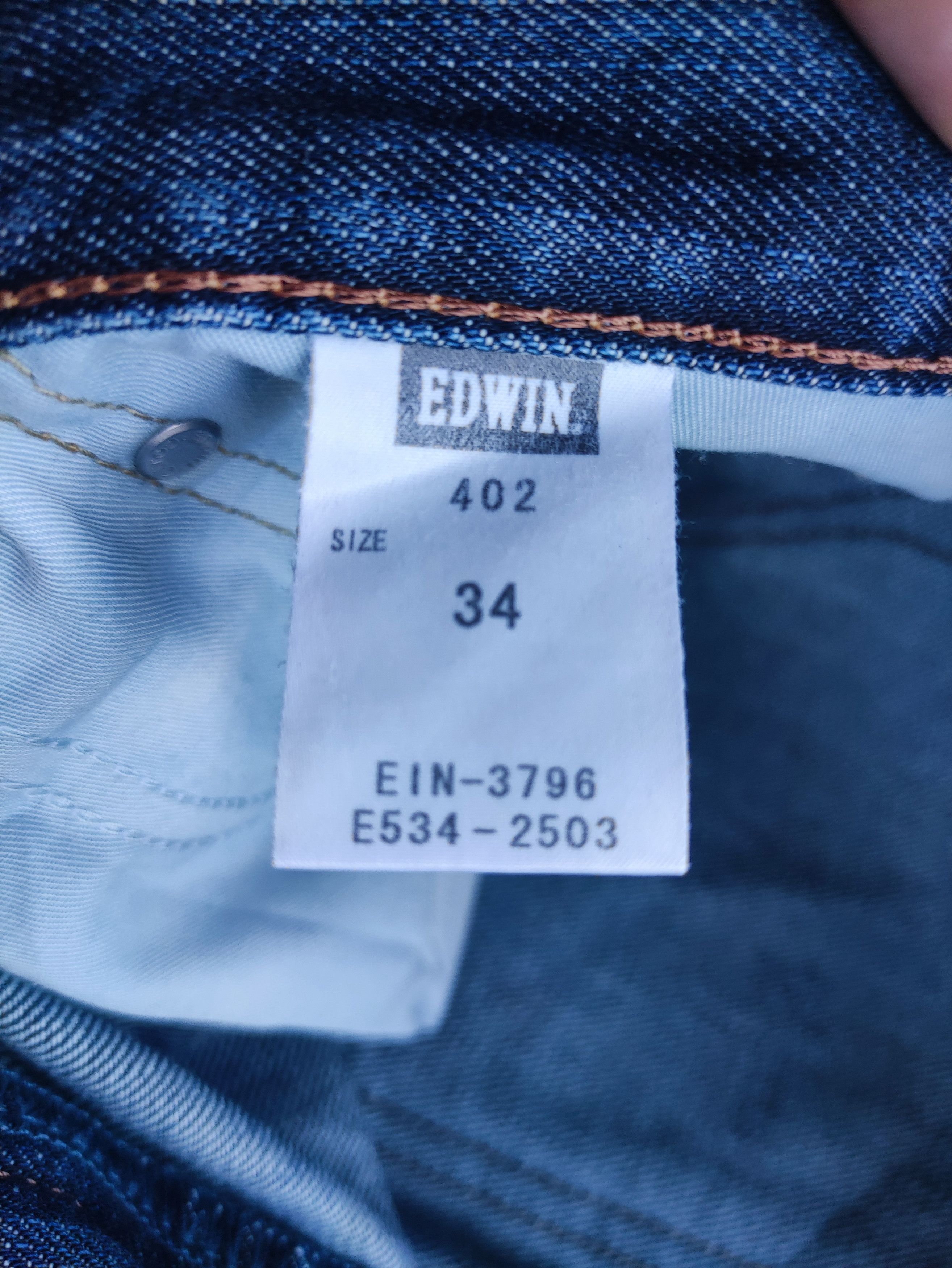 Edwin × Japanese Brand Vintage Edwin Jeans Japan Distressed Faded Denim Pants W34 Size US 34 / EU 50 - 6 Thumbnail