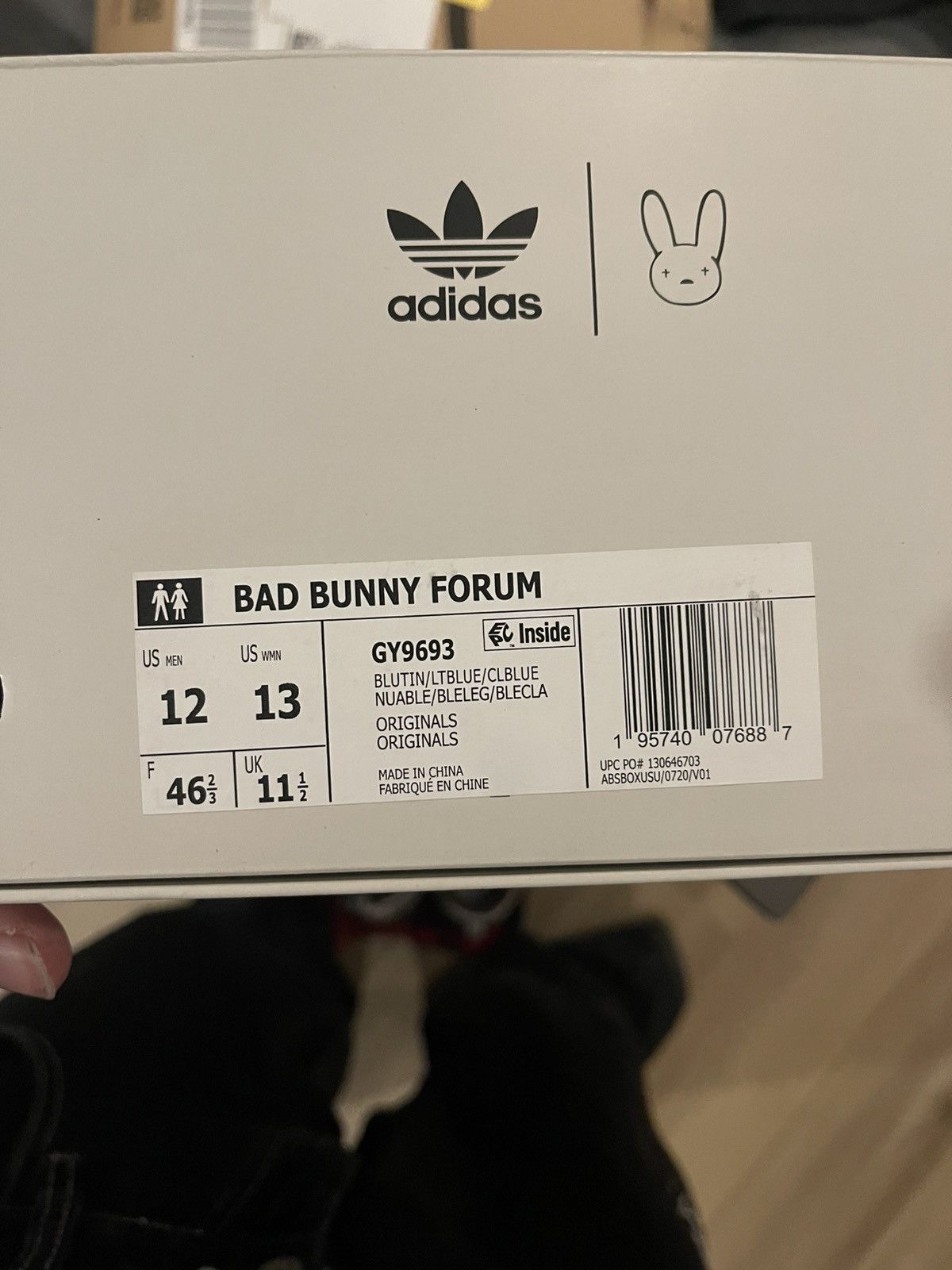 Adidas Adidas x bad bunny blue tint buckle forum low Size US 12 / EU 45 - 9 Thumbnail