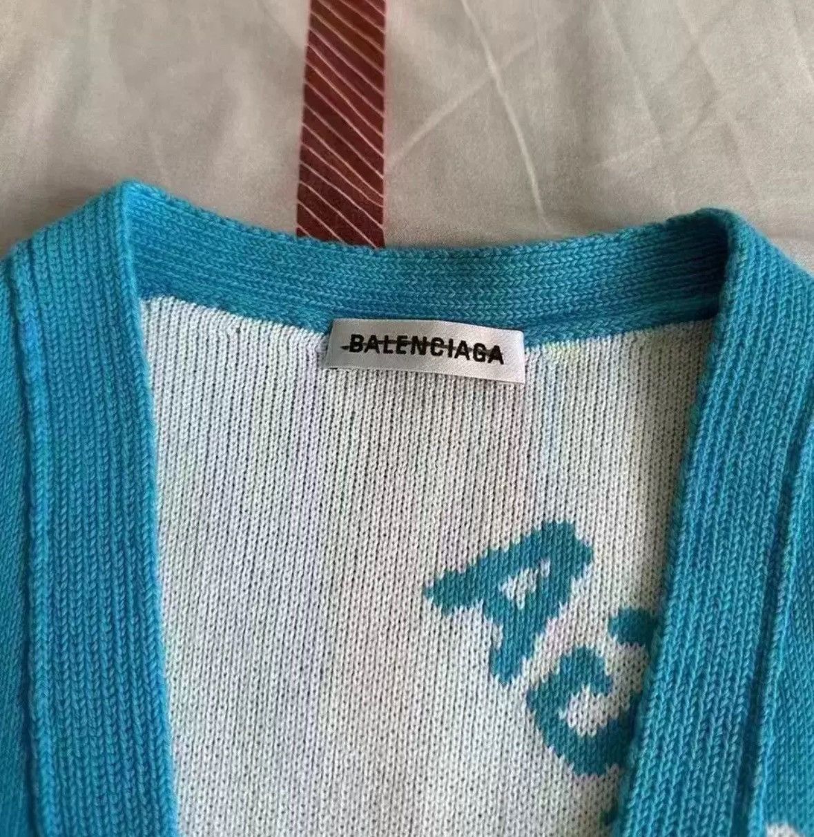 Balenciaga Balenciaga sky blue barrage cardigan shirt2412-Nextarrow Size US M / EU 48-50 / 2 - 4 Thumbnail