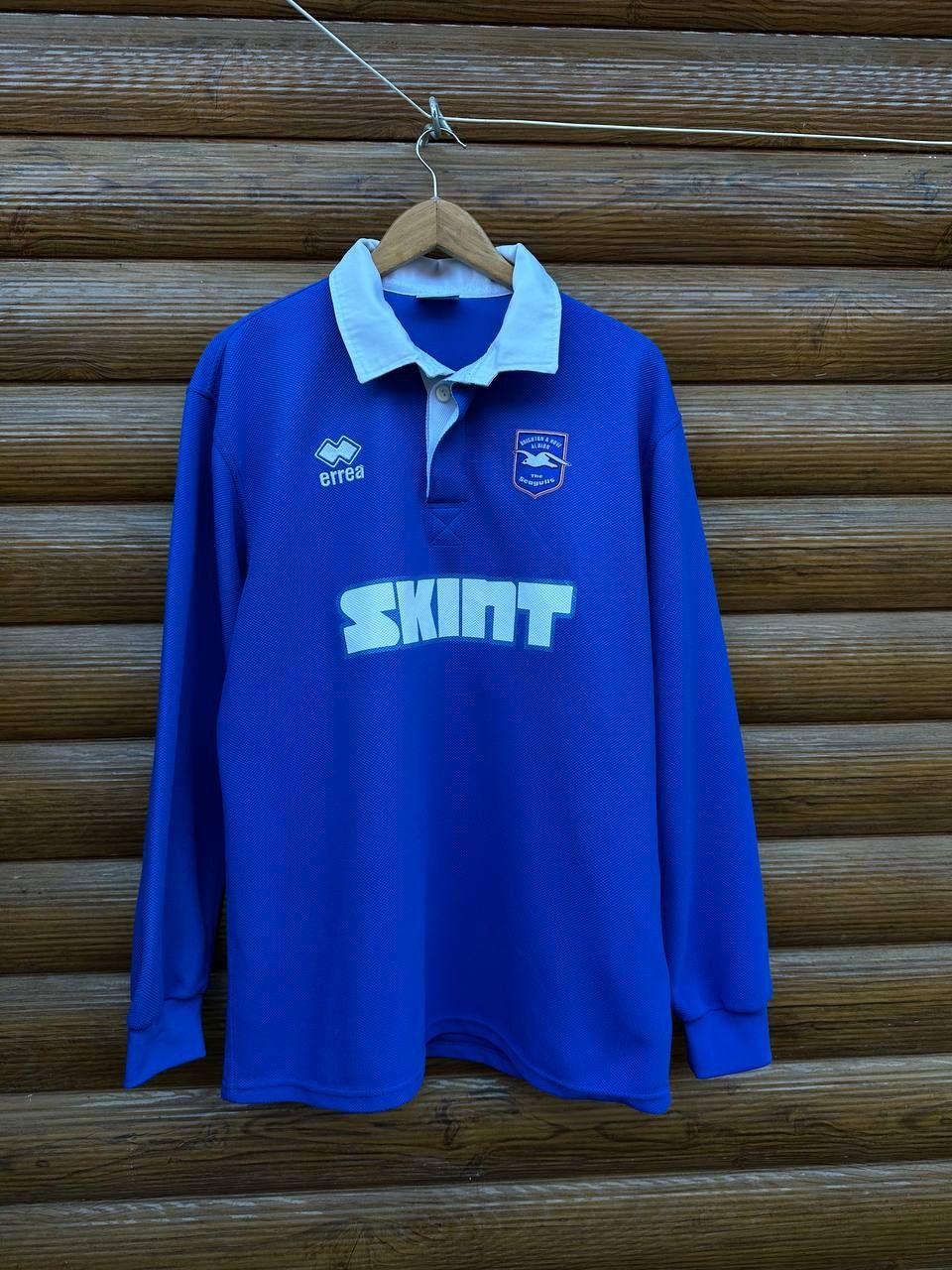 image of Vintage Brighton Shirt Football Soccer Jersey Mens Errea in Blue (Size XL)