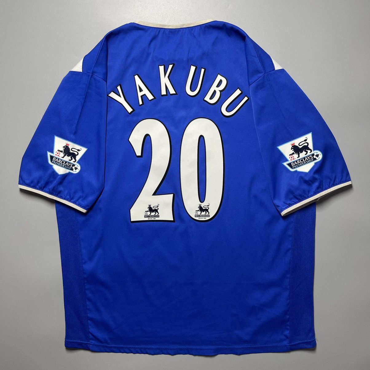Pompeii PORTSMOUTH POMPEY 2004/2005 FOOTBALL HOME JERSEY #20 YAKUBU Size US XL / EU 56 / 4 - 1 Thumbnail