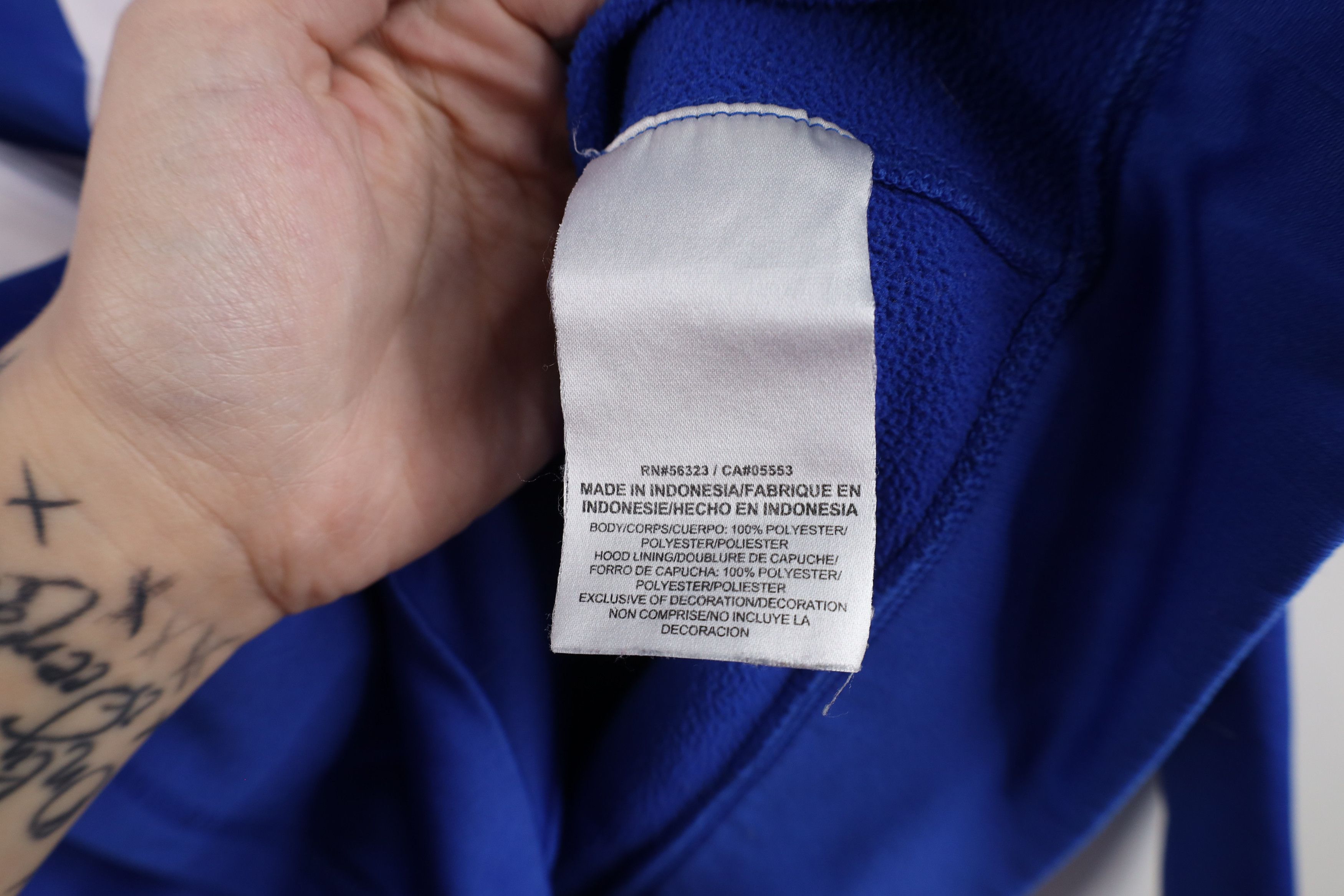 Nike × Vintage Nike Duke University Big Logo Hoodie Sweatshirt Blue Size US S / EU 44-46 / 1 - 10 Thumbnail