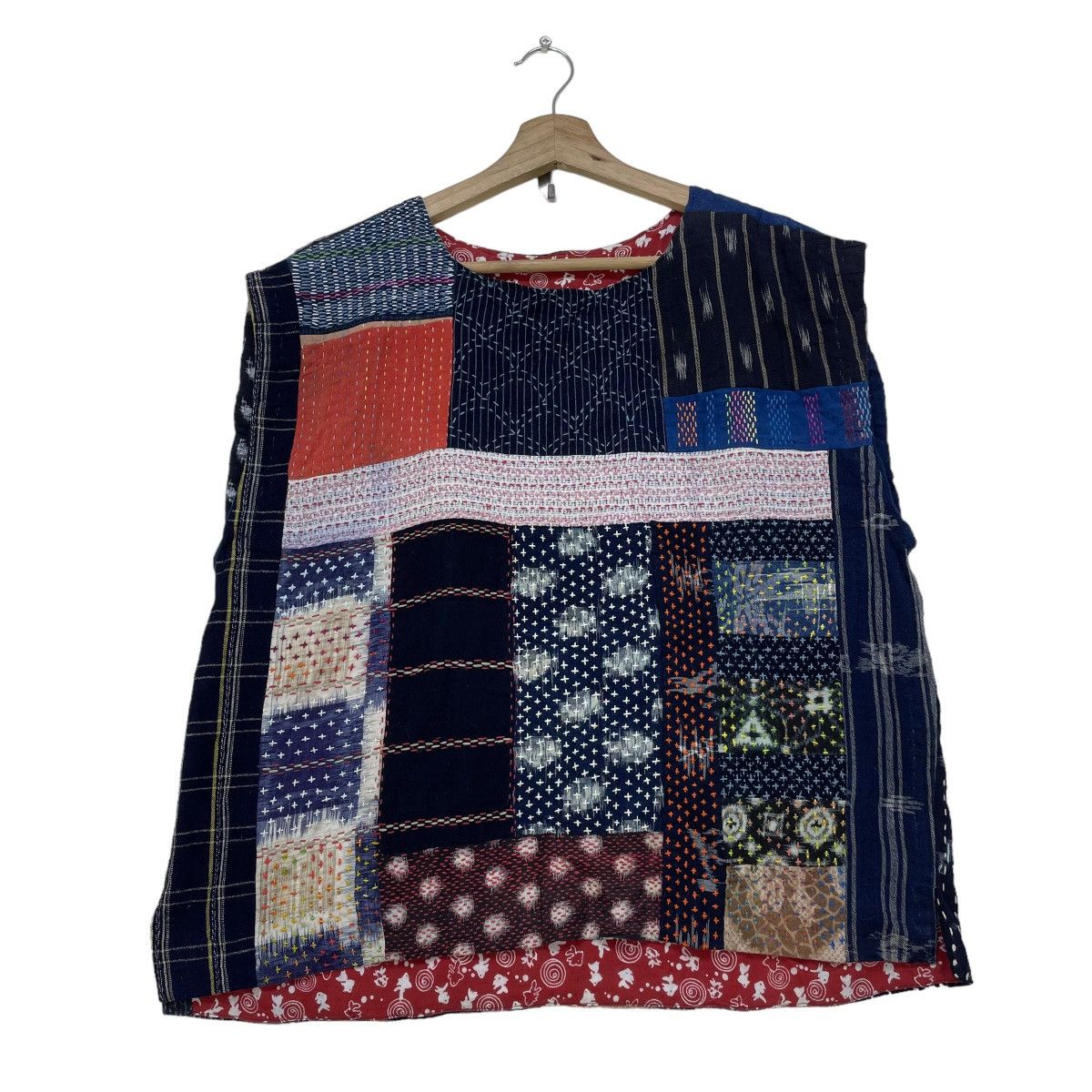 45rpm × Japanese Brand × Tenderloin Vest Patchwork Sashiko Jacket Size US M / EU 48-50 / 2 - 1 Thumbnail