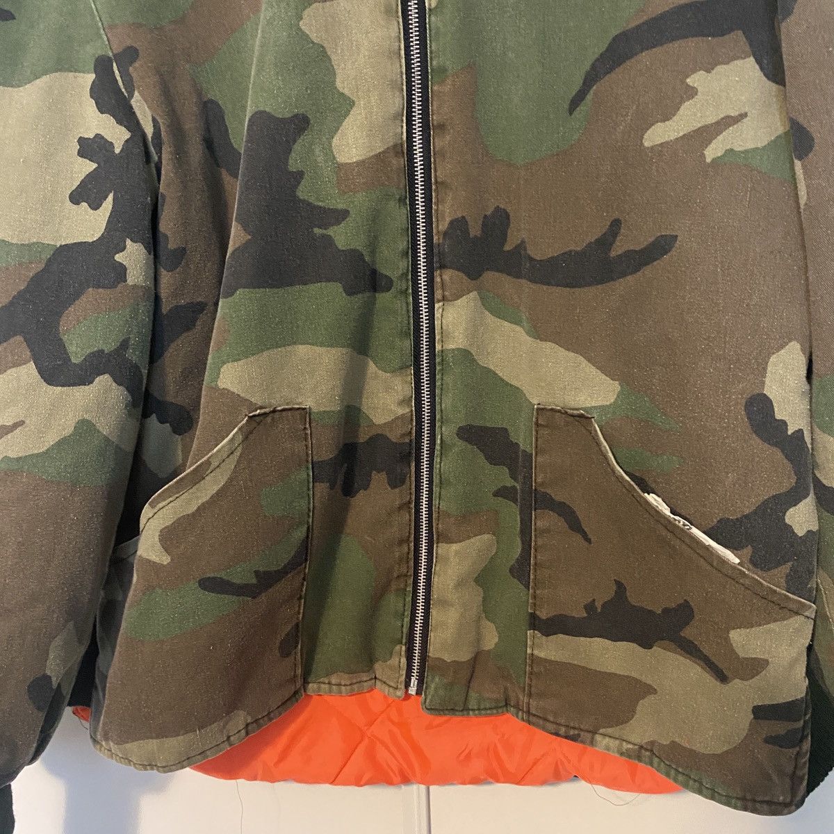 Vintage Vintage Camo Bomber Military Jacket Size US M / EU 48-50 / 2 - 3 Thumbnail