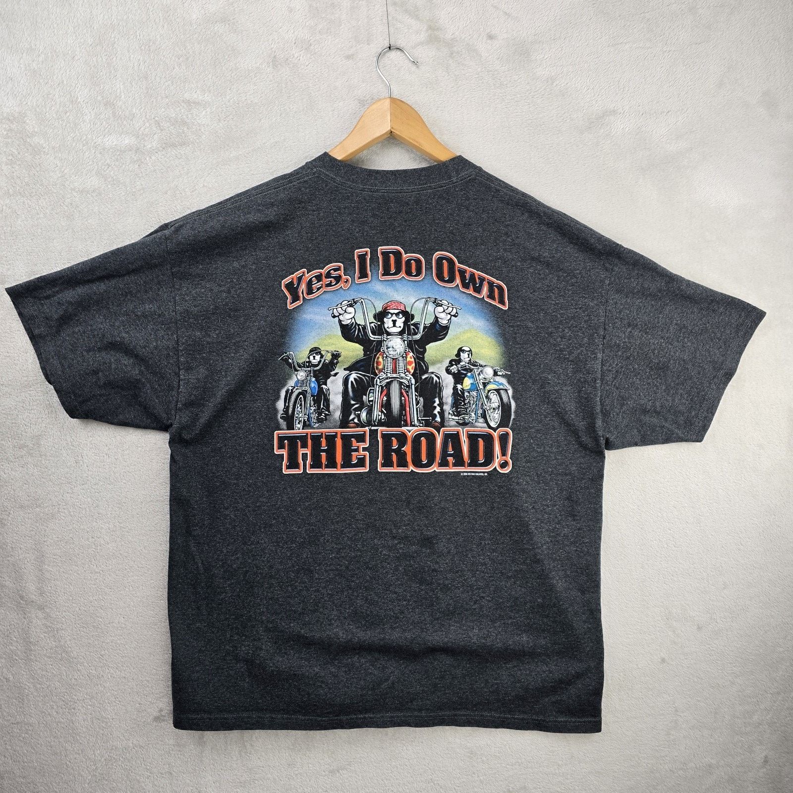 Big Dogs Vintage Big Dogs Shirt XL Yes I Do Own The Road Biker Y2K Size US XL / EU 56 / 4 - 6 Thumbnail