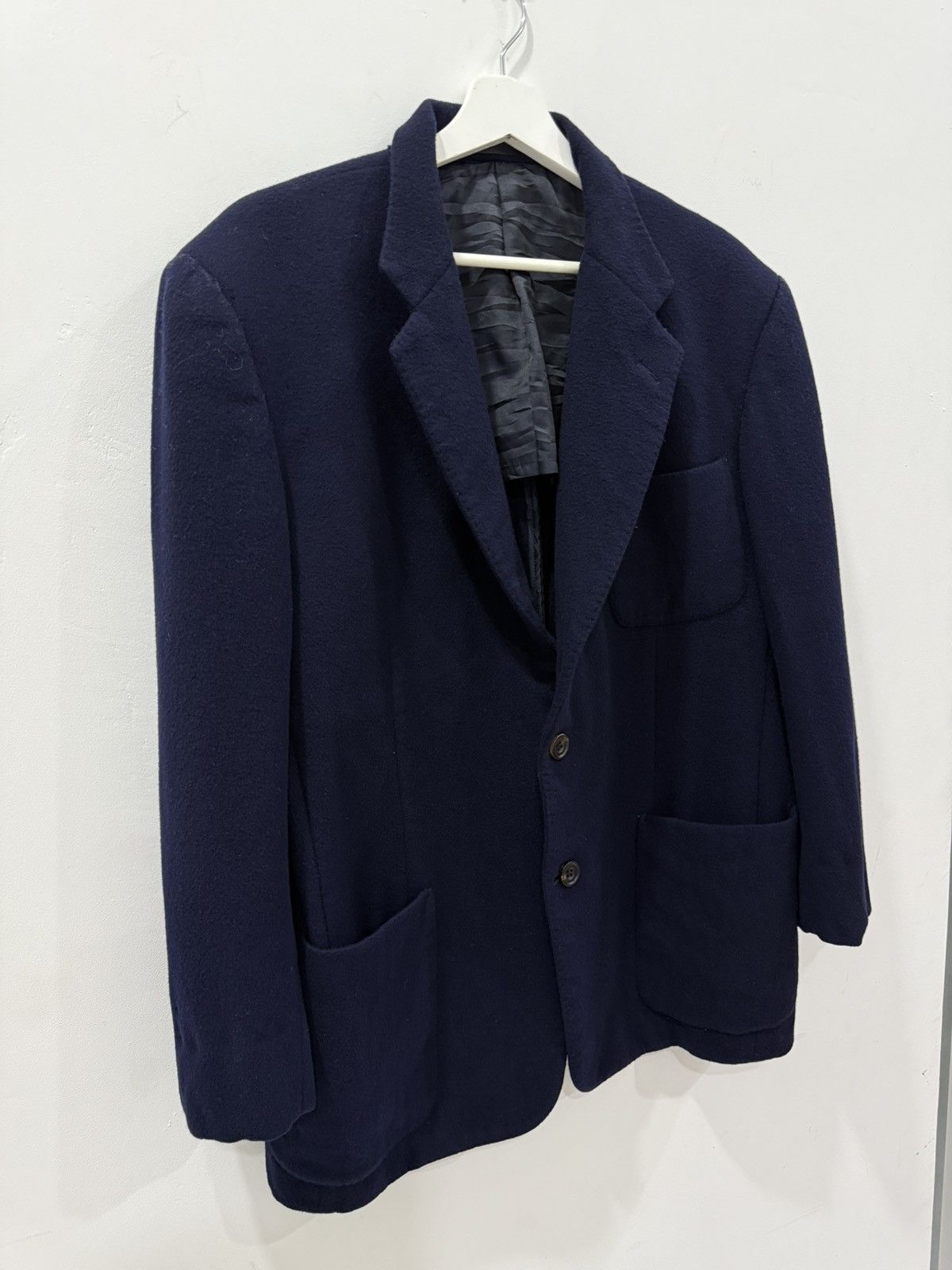 Burberry Authentic Luxury Burberry Wool Man Blazer Size 40L - 2 Thumbnail