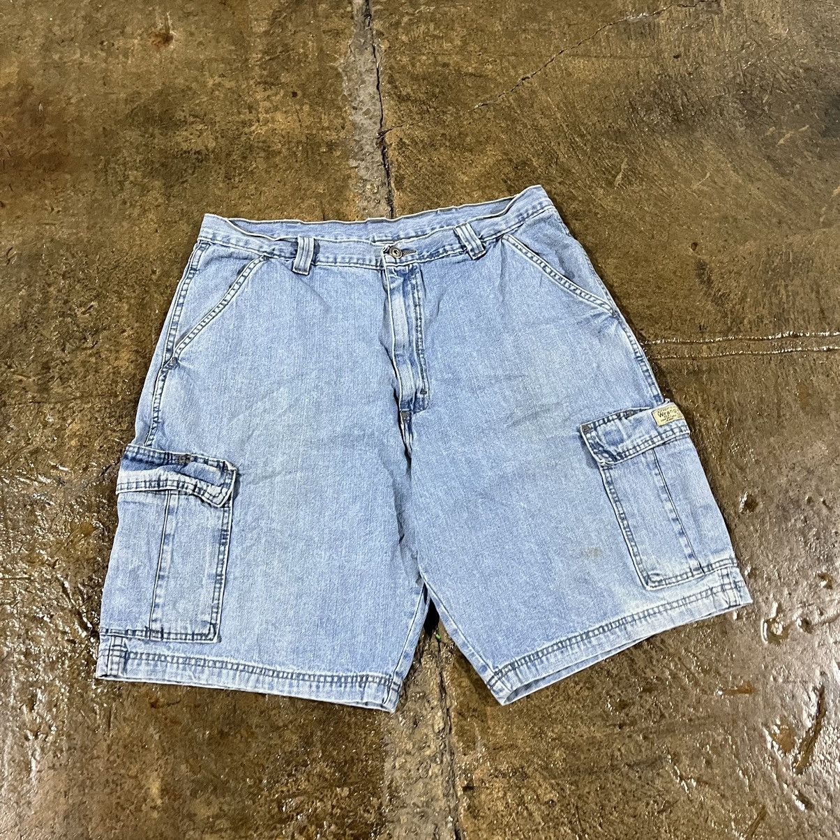 Carhartt × Vintage × Wrangler Crazy Carhartt Style Wrangler Cargo Jorts Skater Shorts Size US 36 / EU 52 - 6 Thumbnail