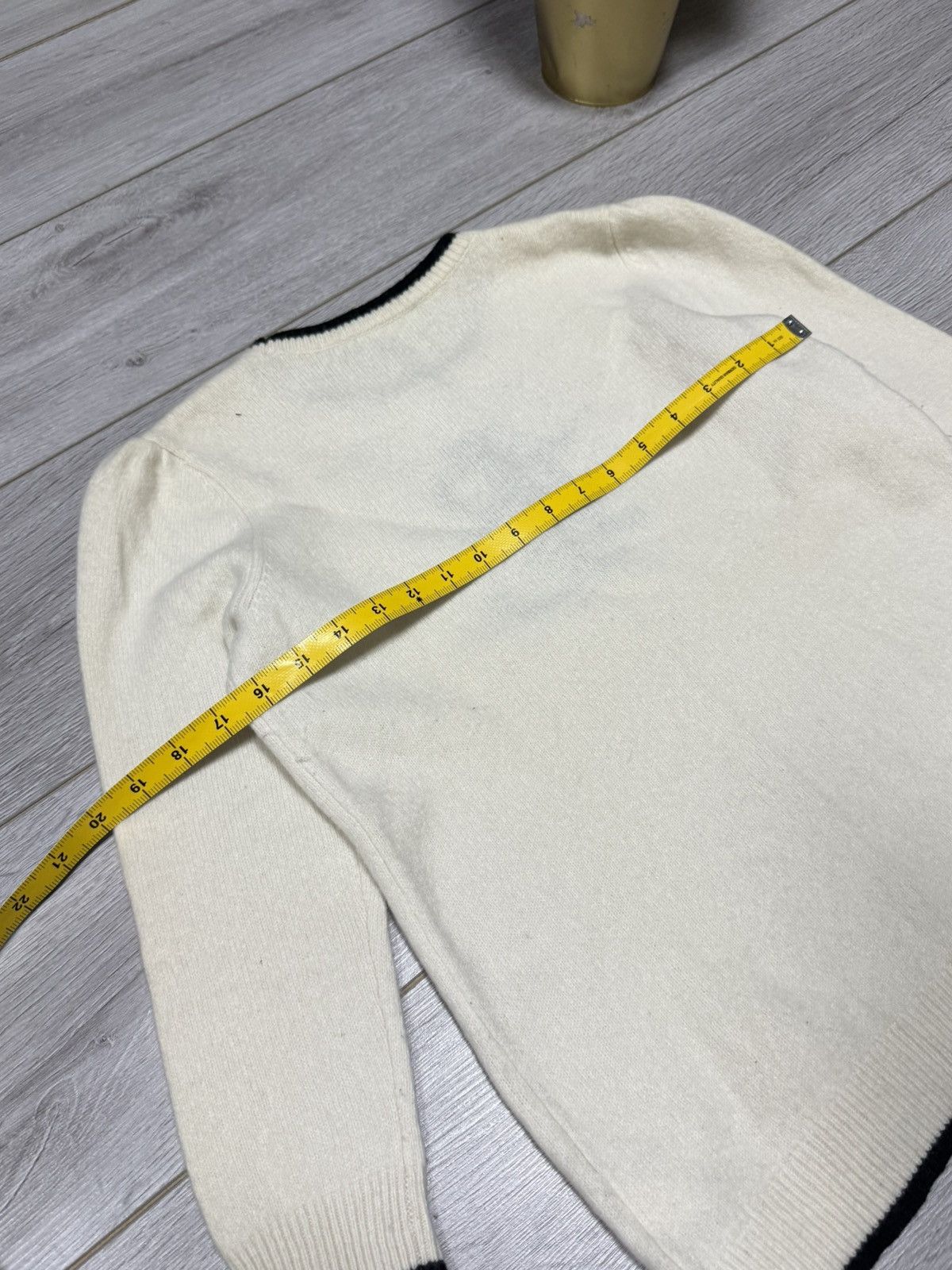 Polo Ralph Lauren POLO RL Ralph Lauren cashmere wool big logo sweater Size M / US 6-8 / IT 42-44 - 9 Thumbnail