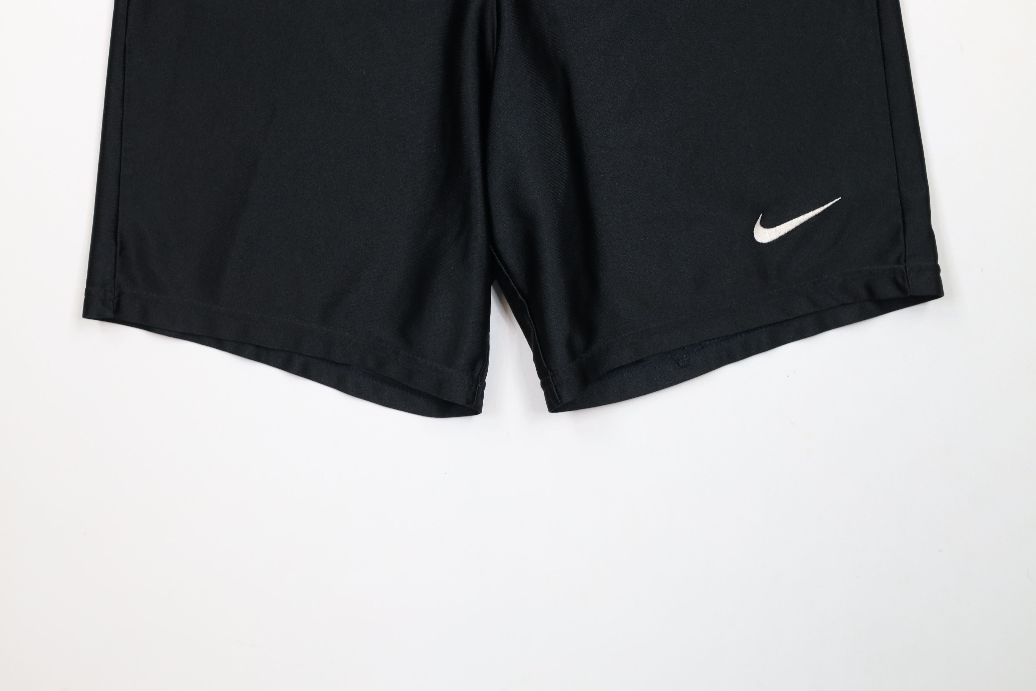 Nike × Vintage Vintage 90s Nike Scott Mini Swoosh Above Knee Shorts Black Size US 32 / EU 48 - 4 Thumbnail