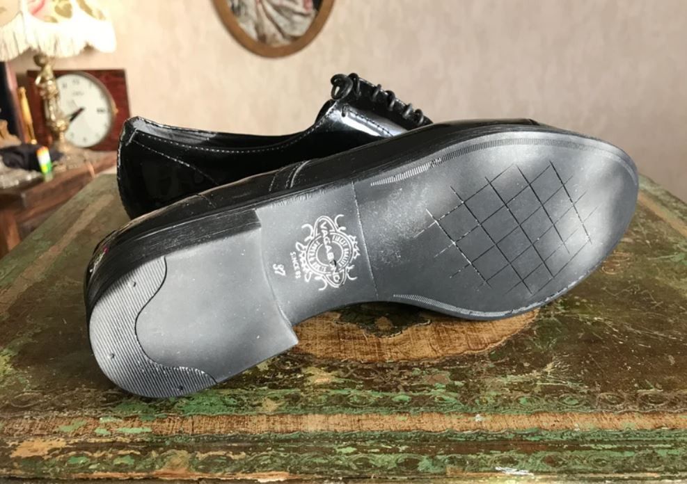 Vagabond Vagabond Black Patent Leather Oxford Womens Shoes Size US 7 / IT 37 - 8 Thumbnail