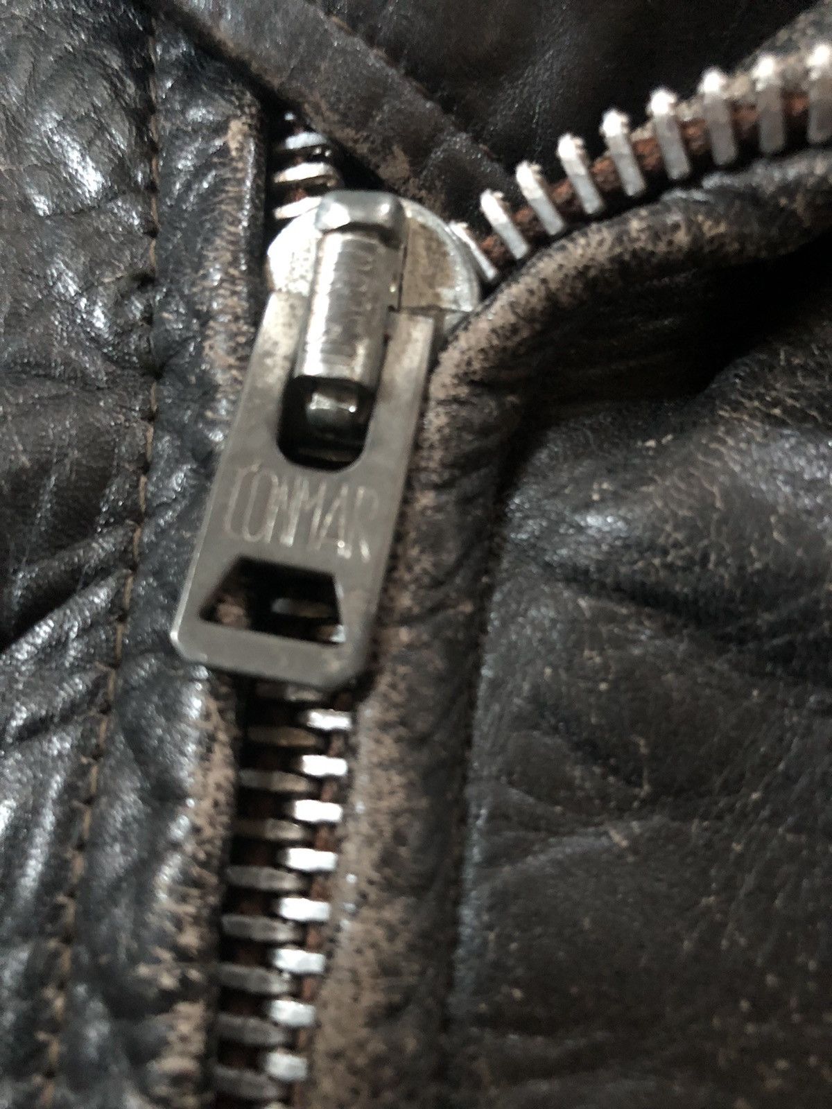 Leather × Vintage Steerhide Vintage Double Collar Leather Jacket Size US M / EU 48-50 / 2 - 12 Thumbnail