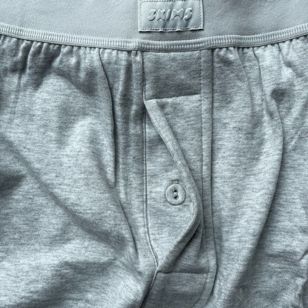 SKIMS Skims Boyfriend Loose Boxer Light Heather Grey Size Small Size 27" / US 4 / IT 40 - 6 Thumbnail
