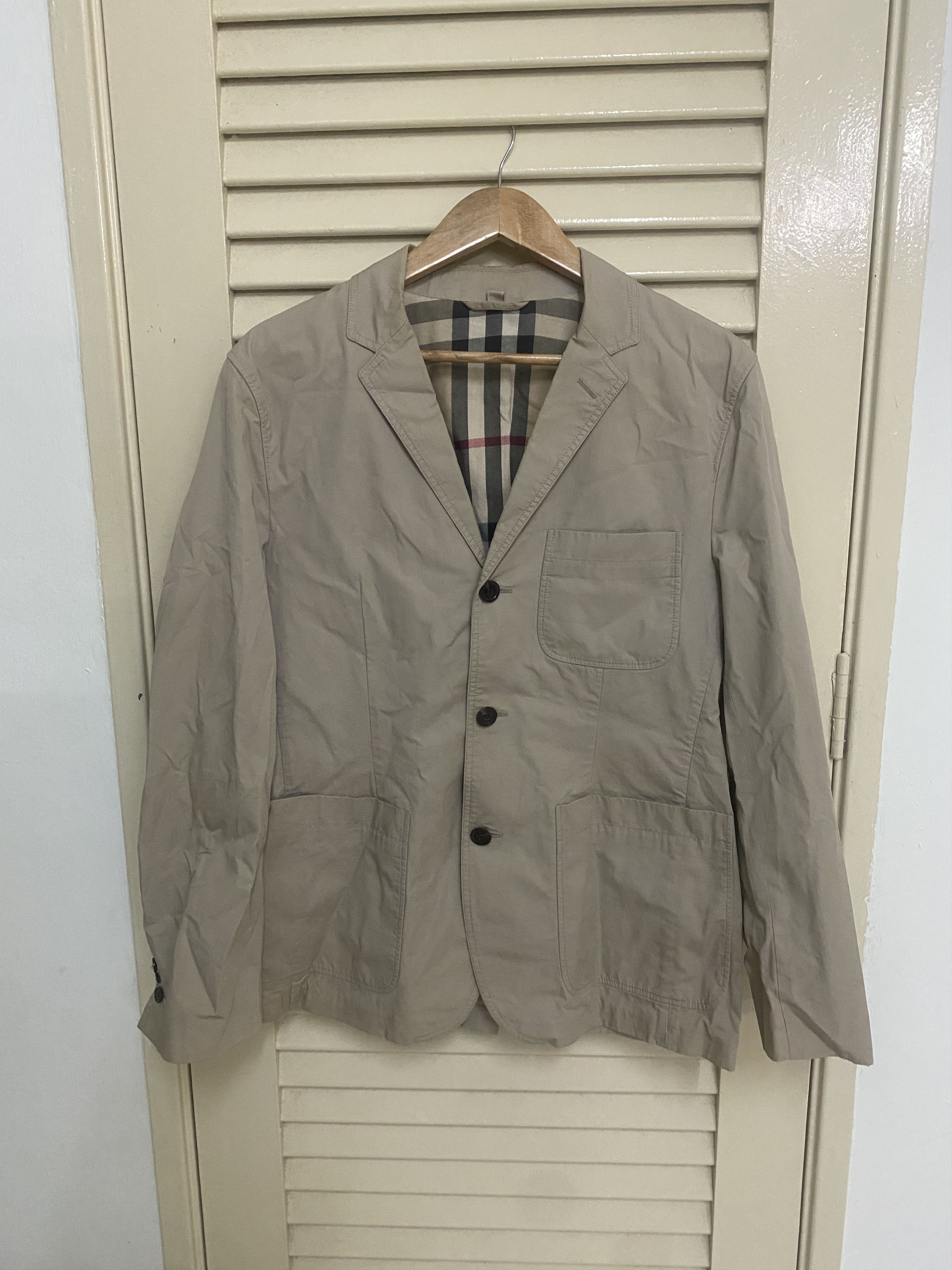 Burberry Burberry Brit Nova Check Blazer Size US S / EU 44-46 / 1 - 1 Thumbnail