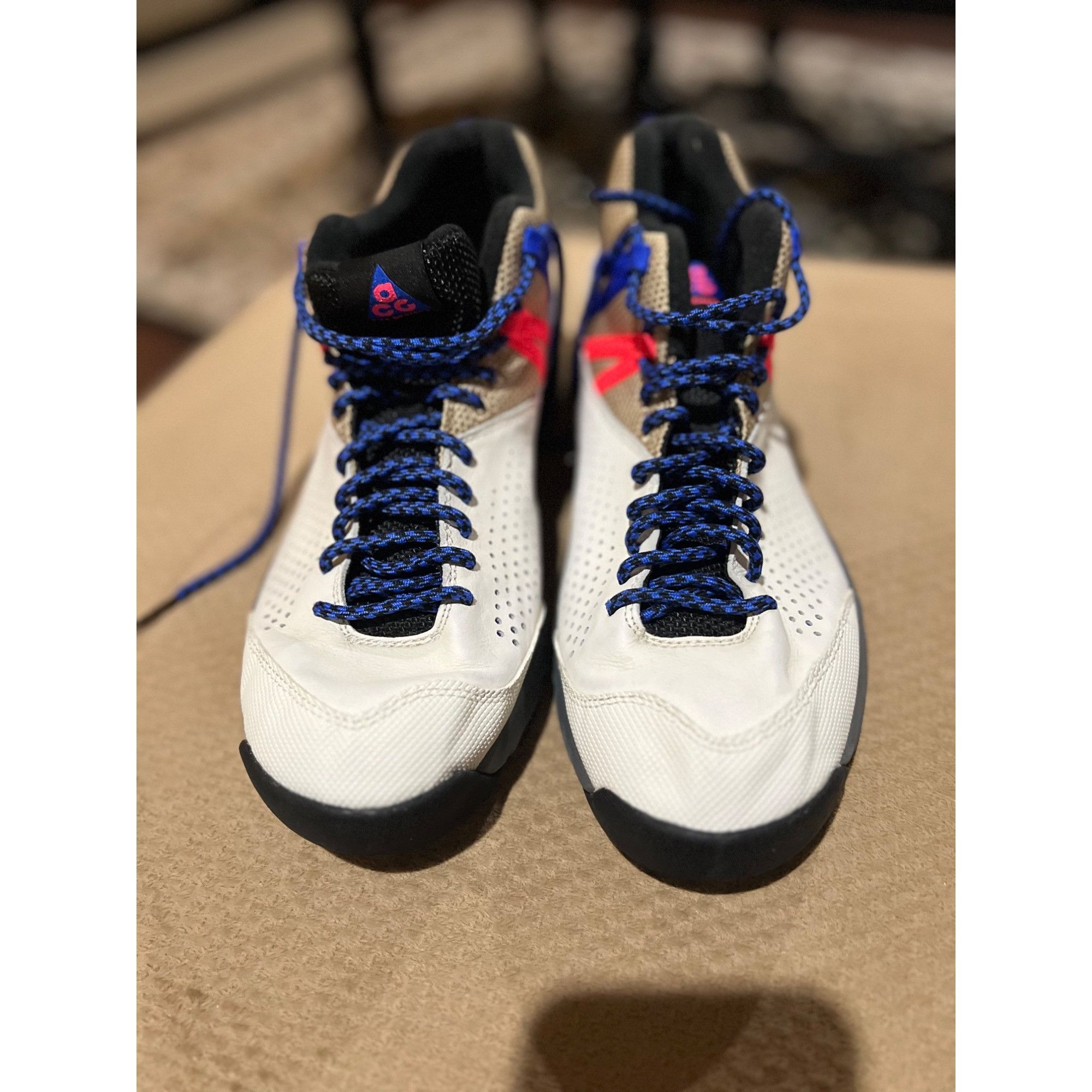 Nike Okwahn II Sail Racer Blue Force ACG Shoes - Size 12
