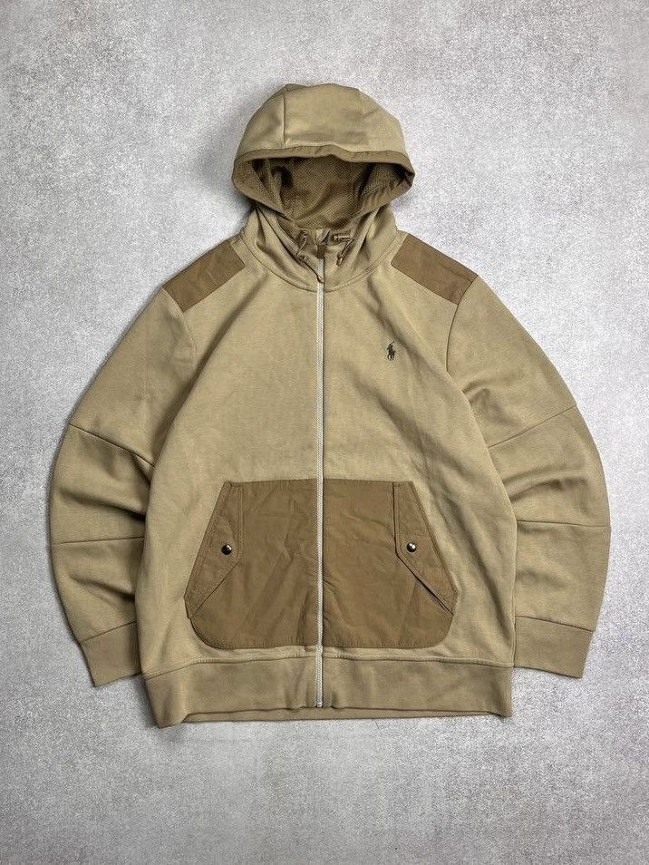 Polo Ralph Lauren × Vintage Vintage Polo Ralph Lauren Tactical Nylon Zip Hoodie XL Size US XL / EU 56 / 4 - 1 Thumbnail
