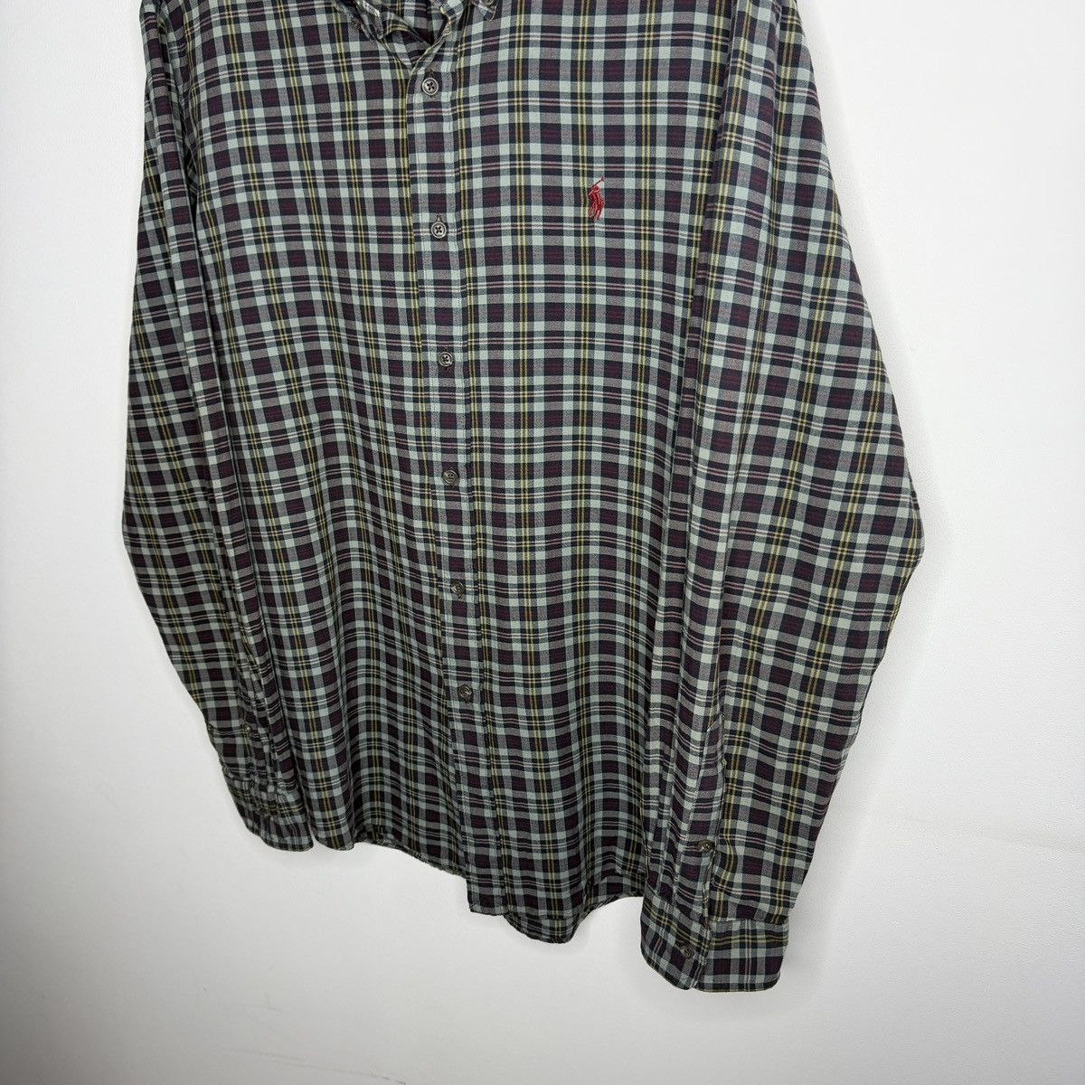 Polo Ralph Lauren Vintage Polo Ralph Lauren Flannel Checkered Shirt 90s Size US XL / EU 56 / 4 - 2 Thumbnail