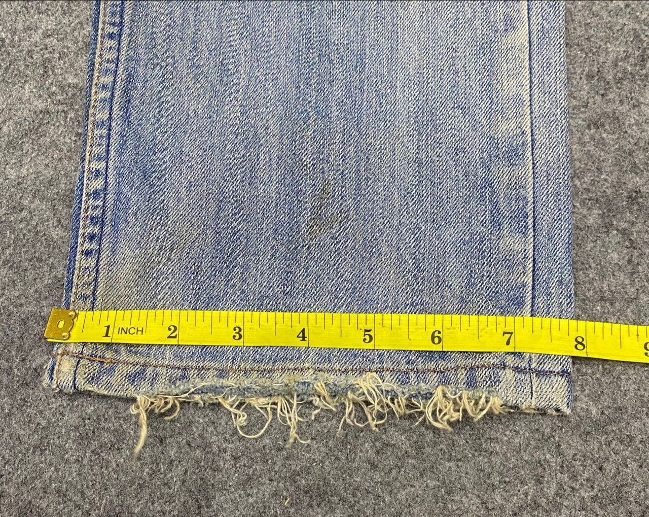 Levi's Vintage Levis 505 Distressed Denim Jeans Size US 33 - 6 Thumbnail
