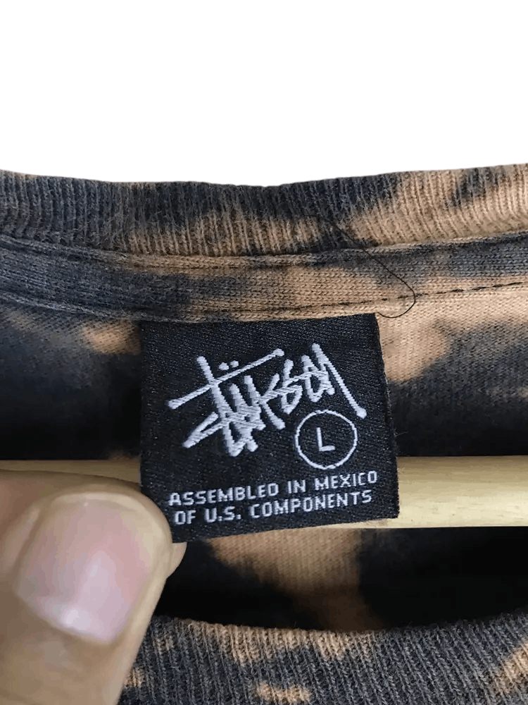 Stussy Vintage Stussy NY Custom Bleached Tshirts Size US L / EU 52-54 / 3 - 7 Thumbnail