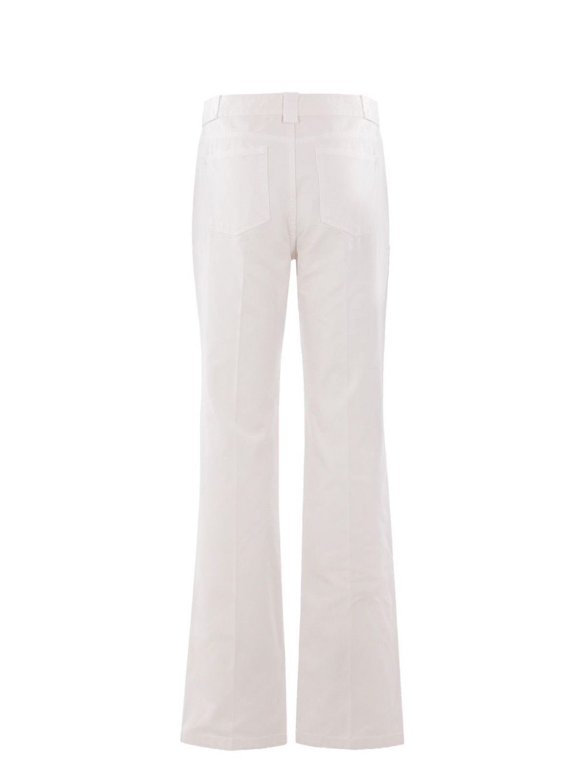 Chloe o1loc1c11125 Trousers in Iconic Milk Size 26" / US 2 / IT 38 - 3 Thumbnail