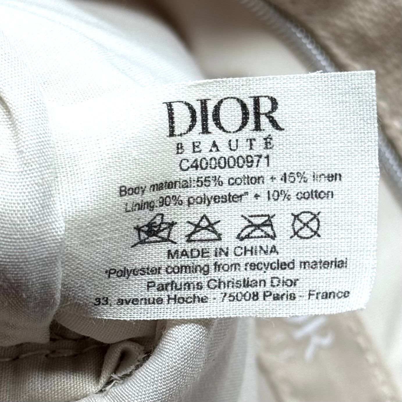 Dior Dior Canvas Zipper Pouch Size ONE SIZE - 3 Thumbnail