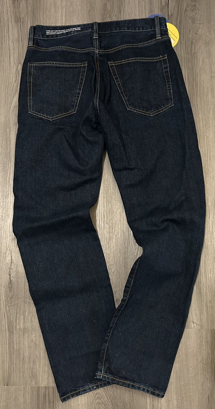 Pangaia PANGAIA Mens Nettle Denim Straight Leg Jeans Size US 30 / EU 46 - 2 Thumbnail
