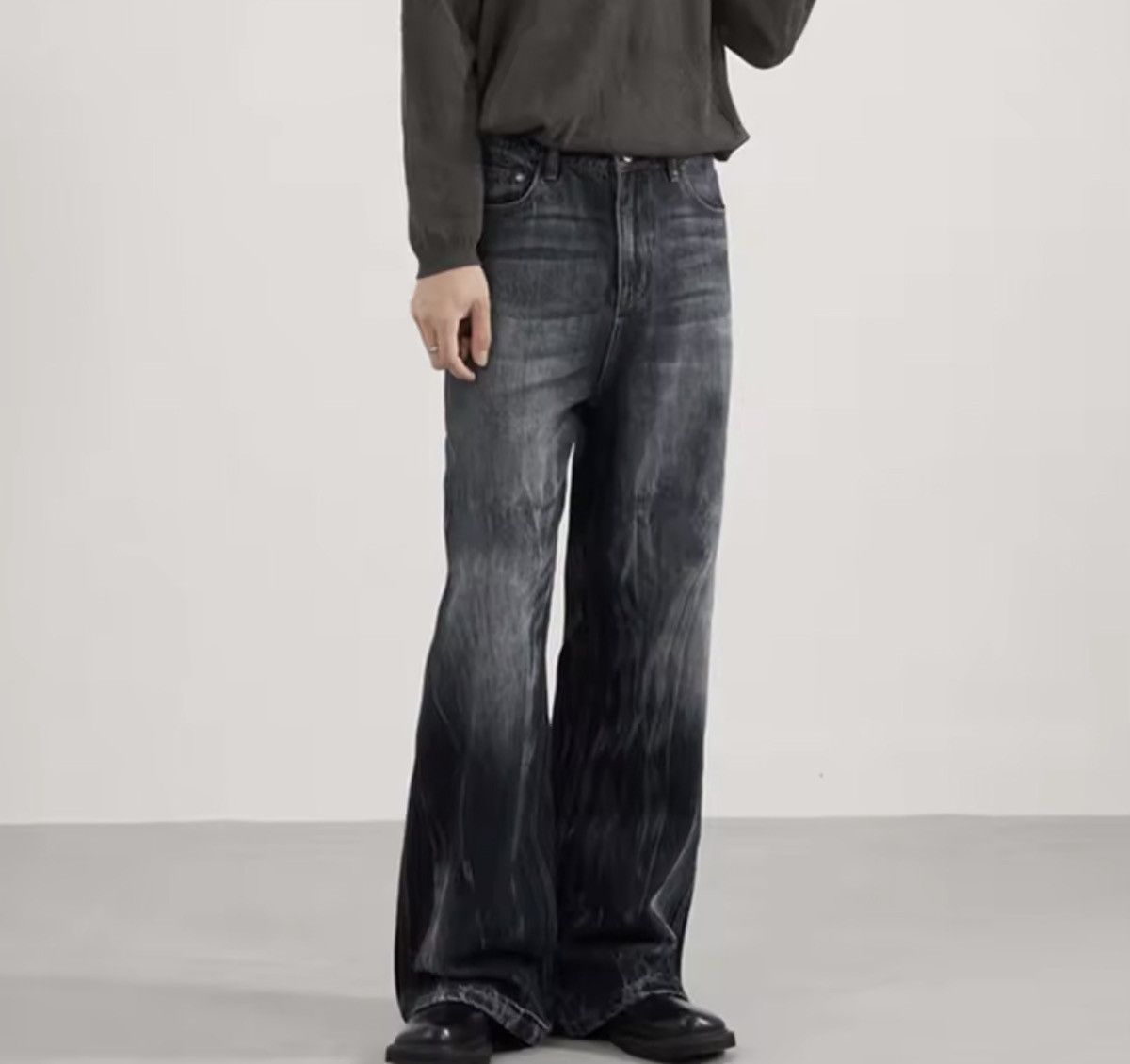 Japanese Brand Distressed Grunge Oversized Skate Pants Size US 27 - 5 Thumbnail