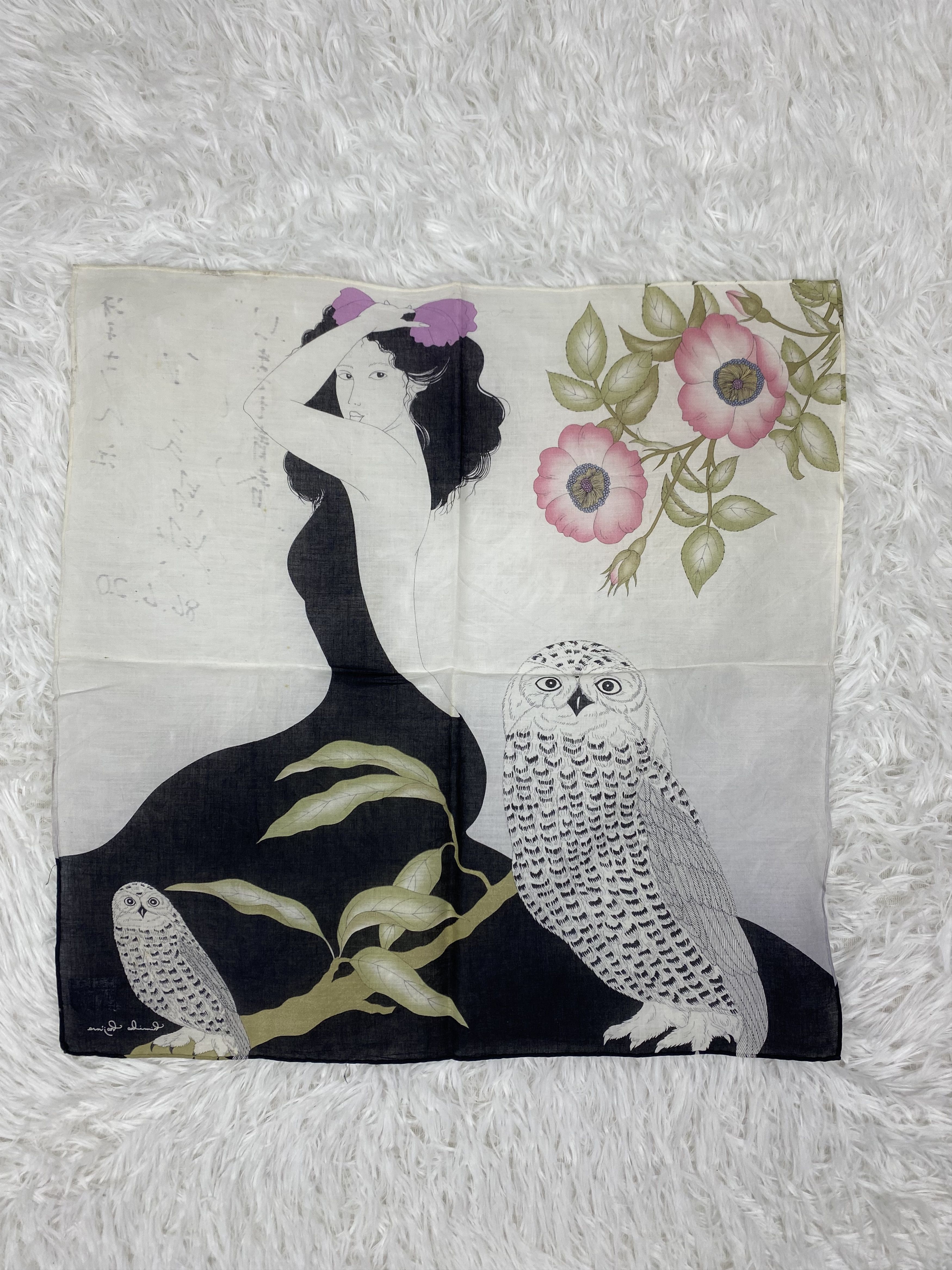 Japanese Brand × Vintage Vintage Emiiko Chojima Handkerchief Neckerchief PH0804 Size ONE SIZE - 6 Thumbnail