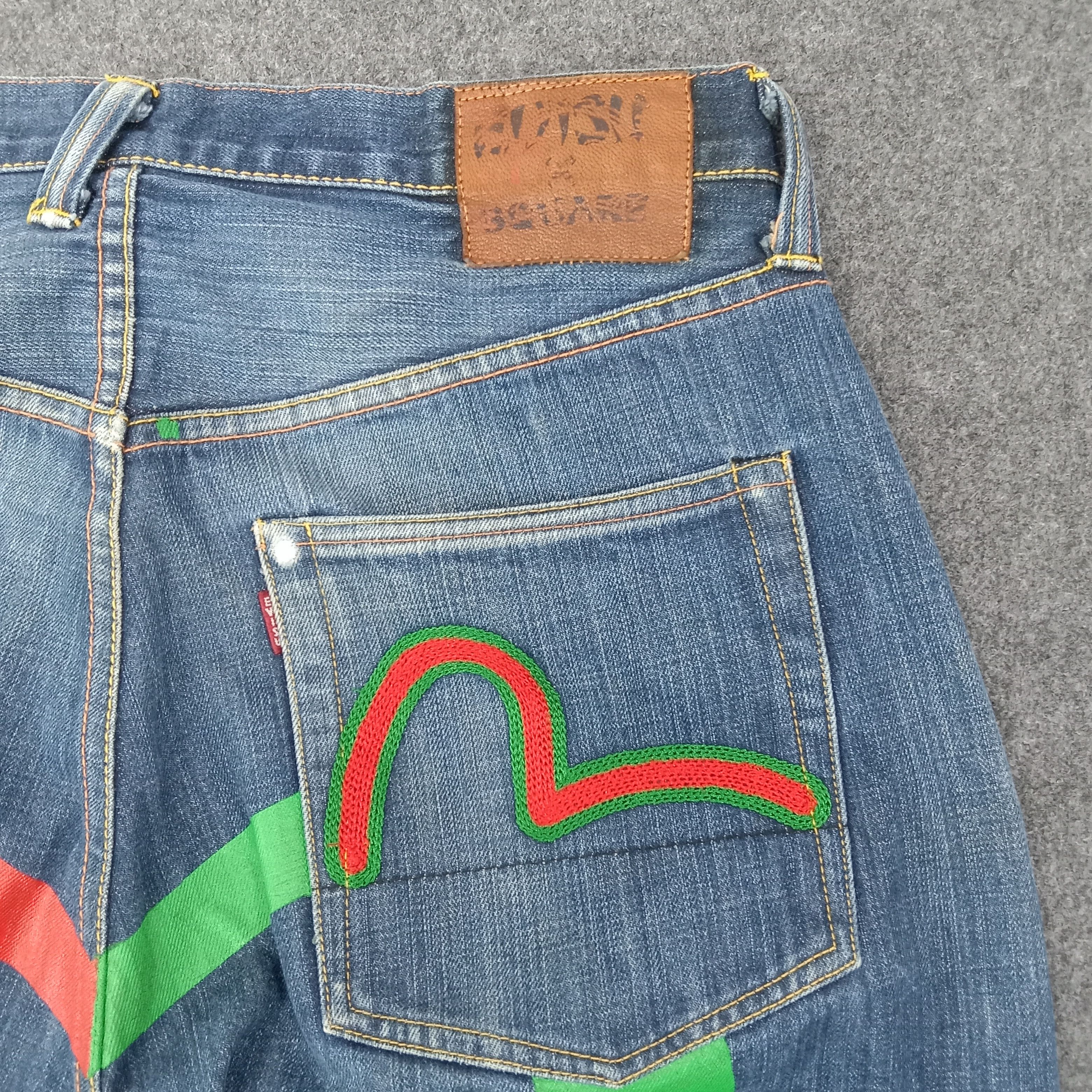 Evisu Evisu Japanese Brand Daicock Custom Art Denim Jeans C258N4 Size US 32 / EU 48 - 3 Thumbnail
