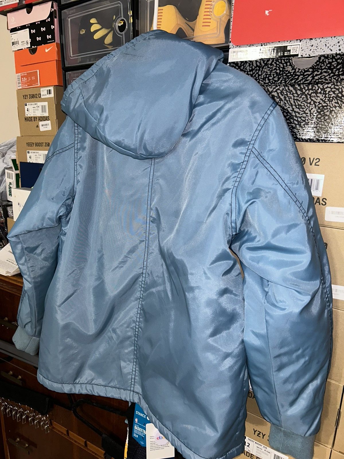 Supreme Supreme Sherpa Lined Nylon Zip Up Jacket FW18 size Medium Size US M / EU 48-50 / 2 - 6 Thumbnail