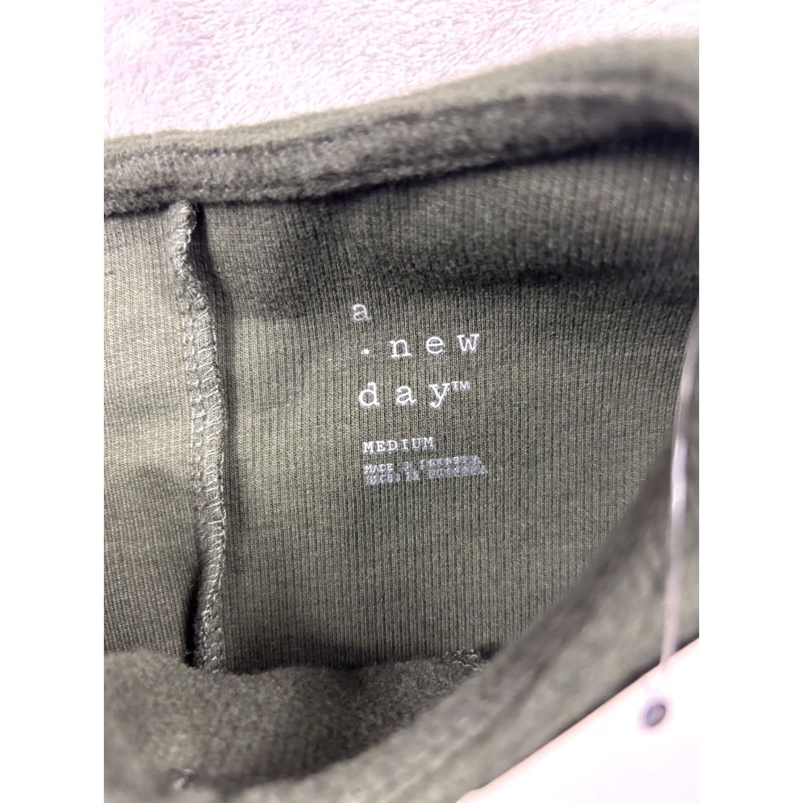 Vintage A New Day Women’s Olive Green Fiber Sleeveless Vest Outdoors Size Medium NWT Size M / US 6-8 / IT 42-44 - 8 Thumbnail