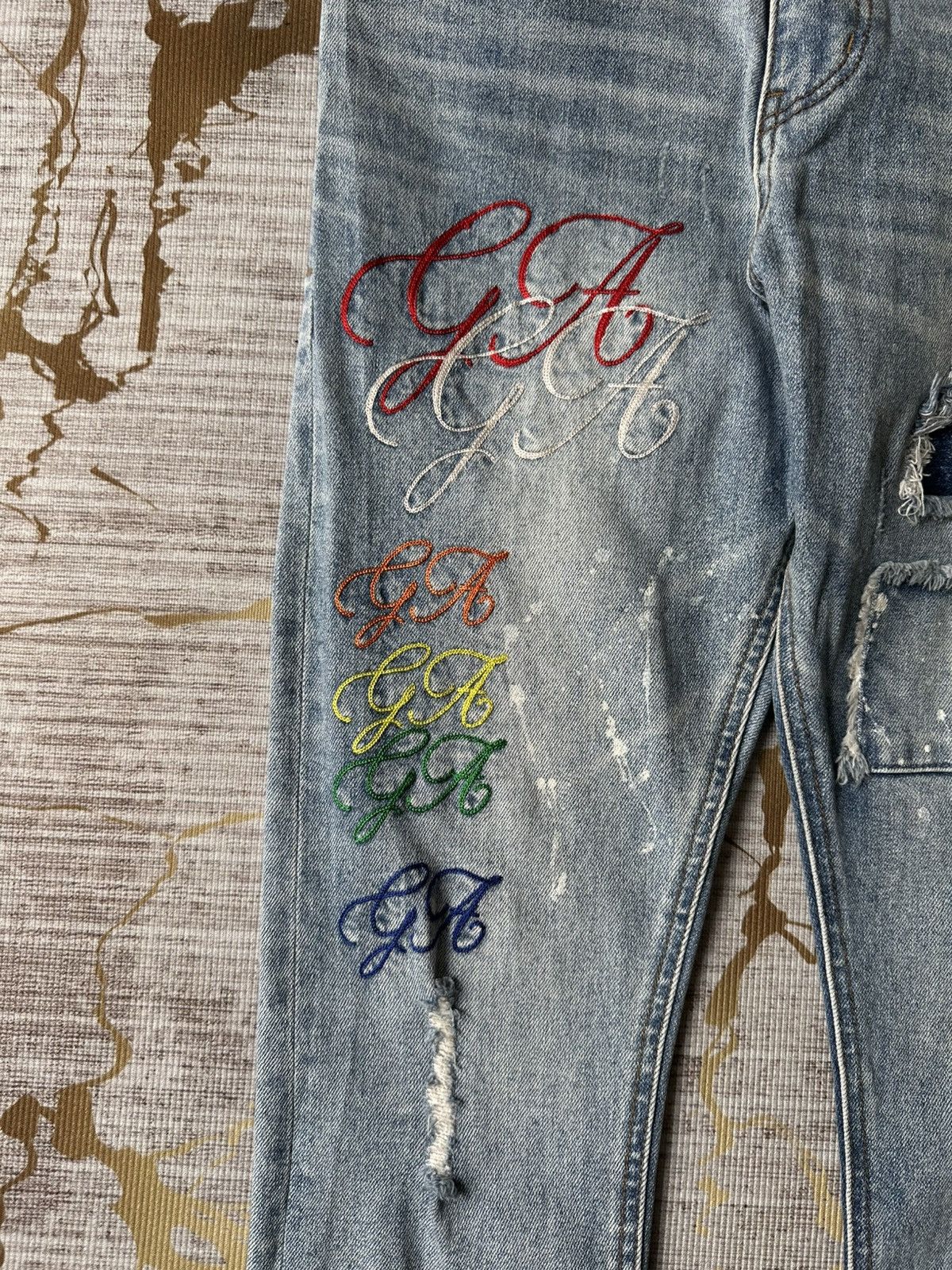 JACKROSE Gallis Addiction X Jackrose Distressed Denim Size US 30 / EU 46 - 8 Thumbnail
