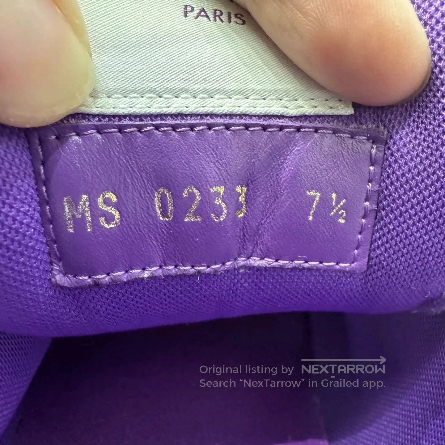 Louis Vuitton Purple High-Top Sneakers Size 7.5. Size US 7.5 / EU 40-41 - 5 Thumbnail