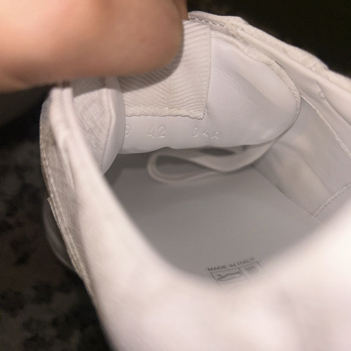 Gucci Gucci GG Supreme Rhyton Sneaker White Size US 12 / IT 42 - 6 Thumbnail