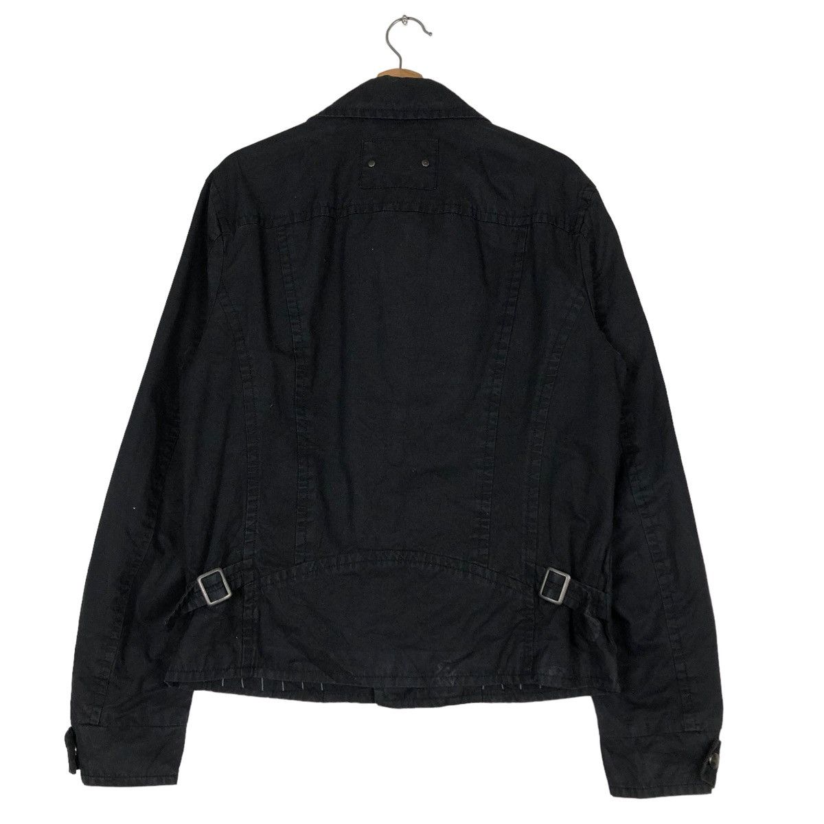 Armani Exchange 🔥CROPPED BIKER JACKET RACER STRIPED DESIGN ARMANI EXCHANGE Size US S / EU 44-46 / 1 - 6 Thumbnail