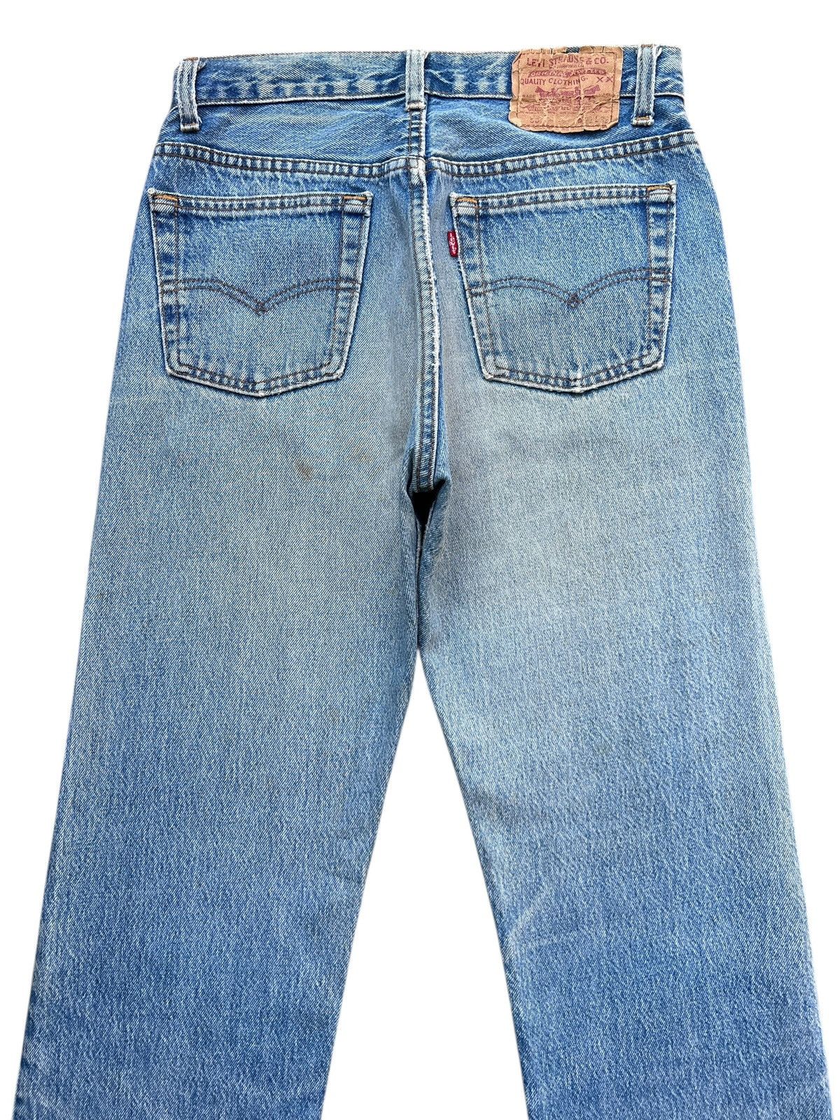 Levi's Vintage 90s Levis 501 Stonewash Denim Jeans Size US 30 / EU 46 - 5 Thumbnail