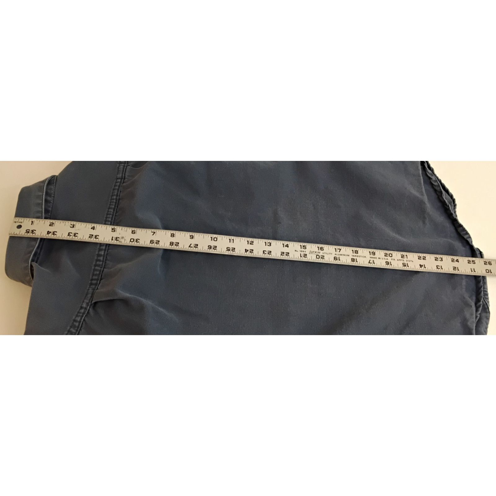 Patagonia Patagonia 1970's Big Label Canvas Shirt Women's L Navy Blue Size L / US 10 / IT 46 - 13 Thumbnail
